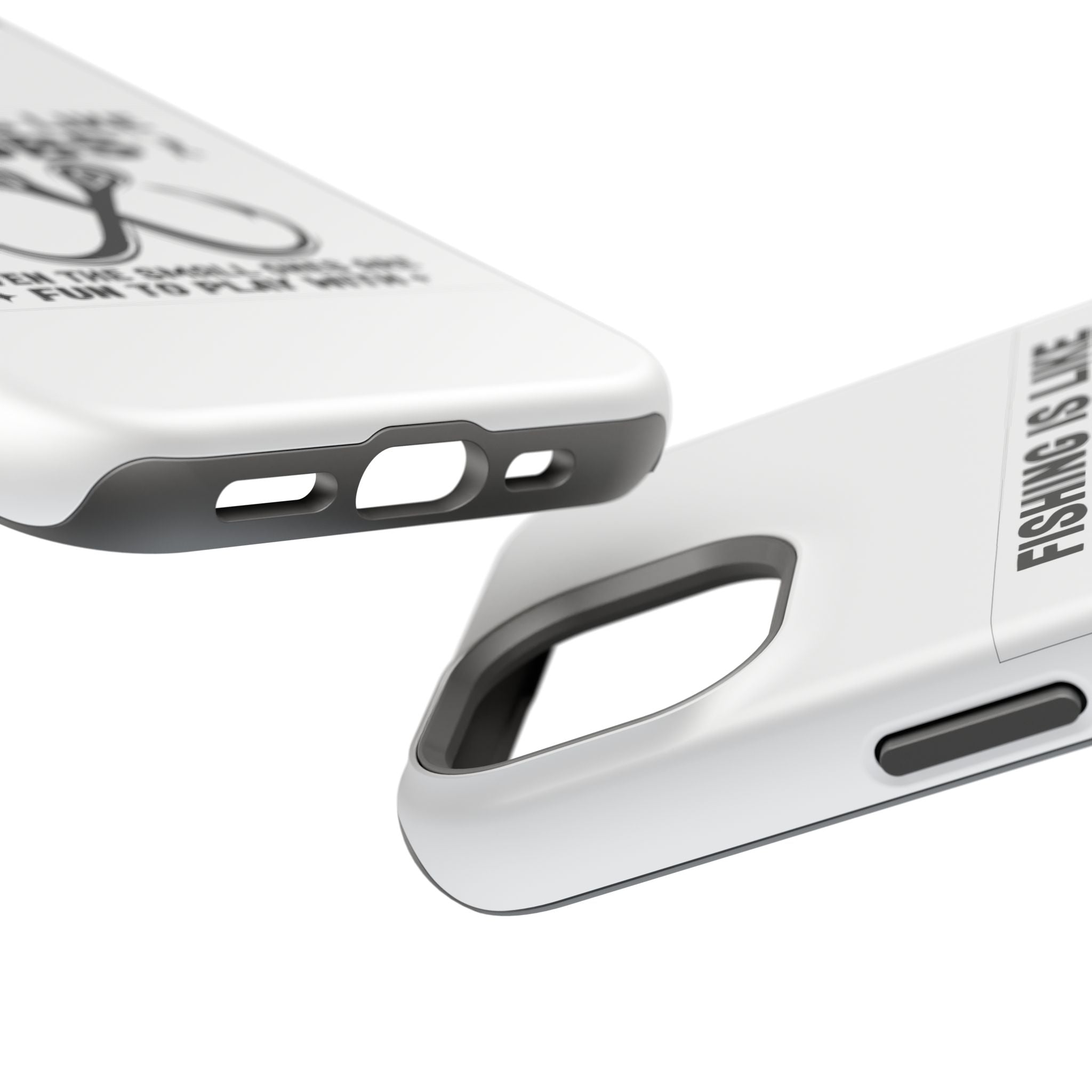 Fishing Is Like Boobs phone case | Impact-Resistant Case