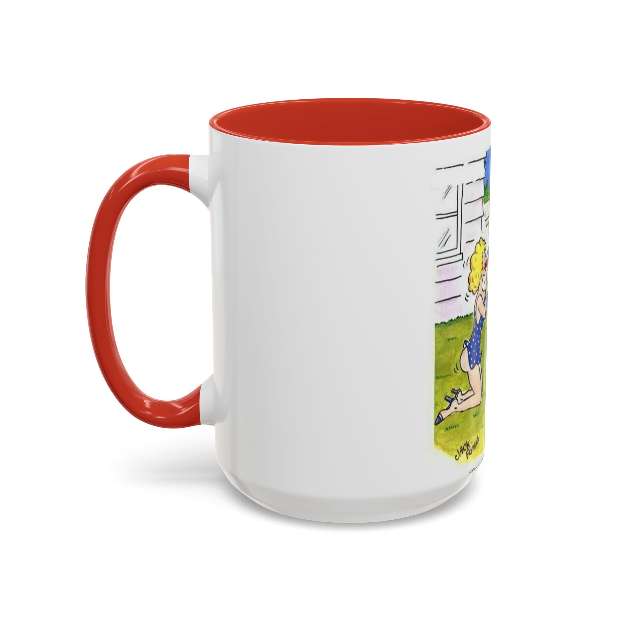 Backyard BBQ Cartoon mug | Accent Coffee Mug 11oz 15oz