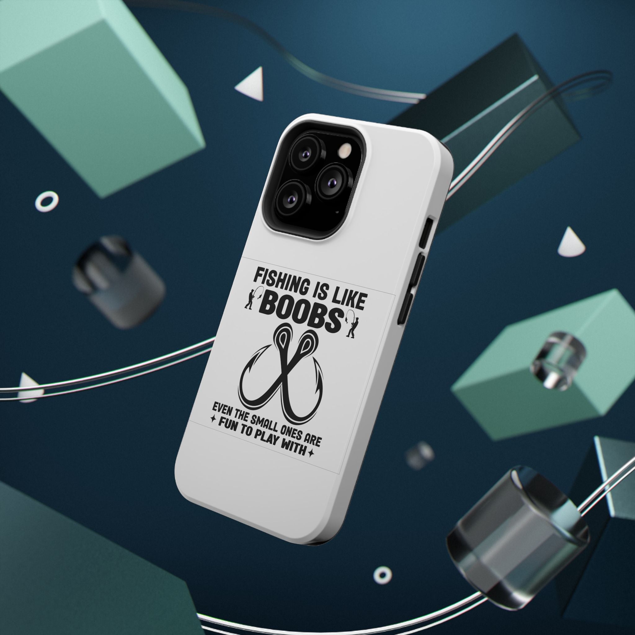 Fishing Is Like Boobs phone case | Impact-Resistant Case