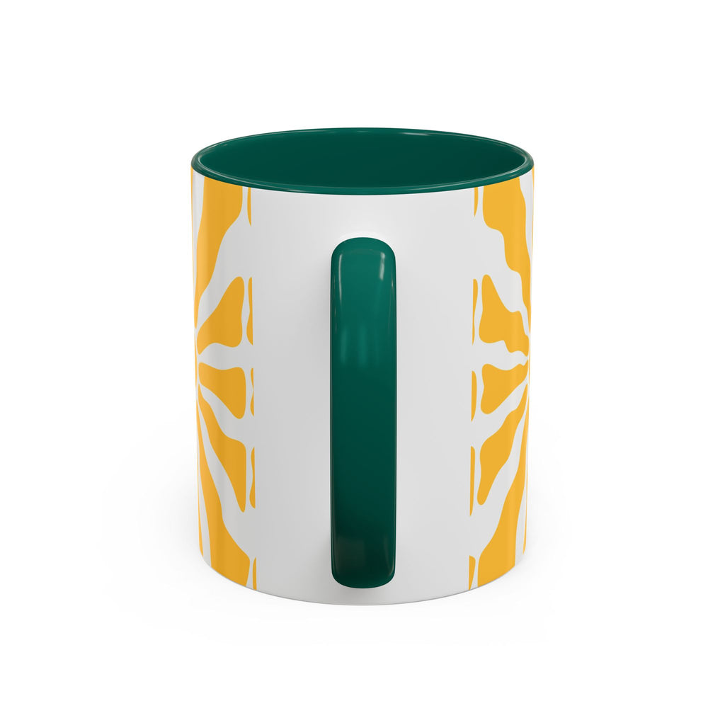 Yellow Sunburst Mug | Ceramic Coffee Cup