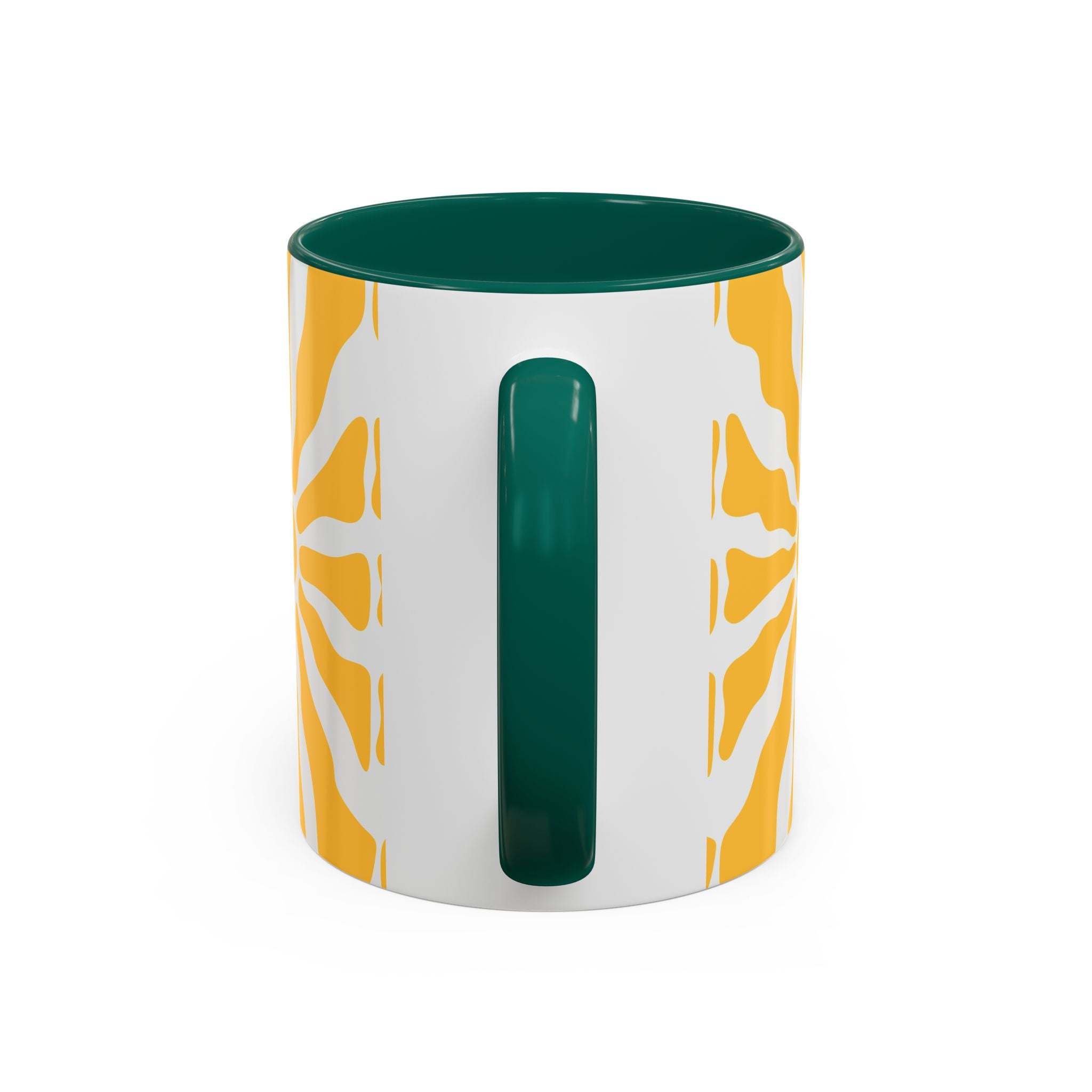 Yellow Sunburst Mug | Ceramic Coffee Cup