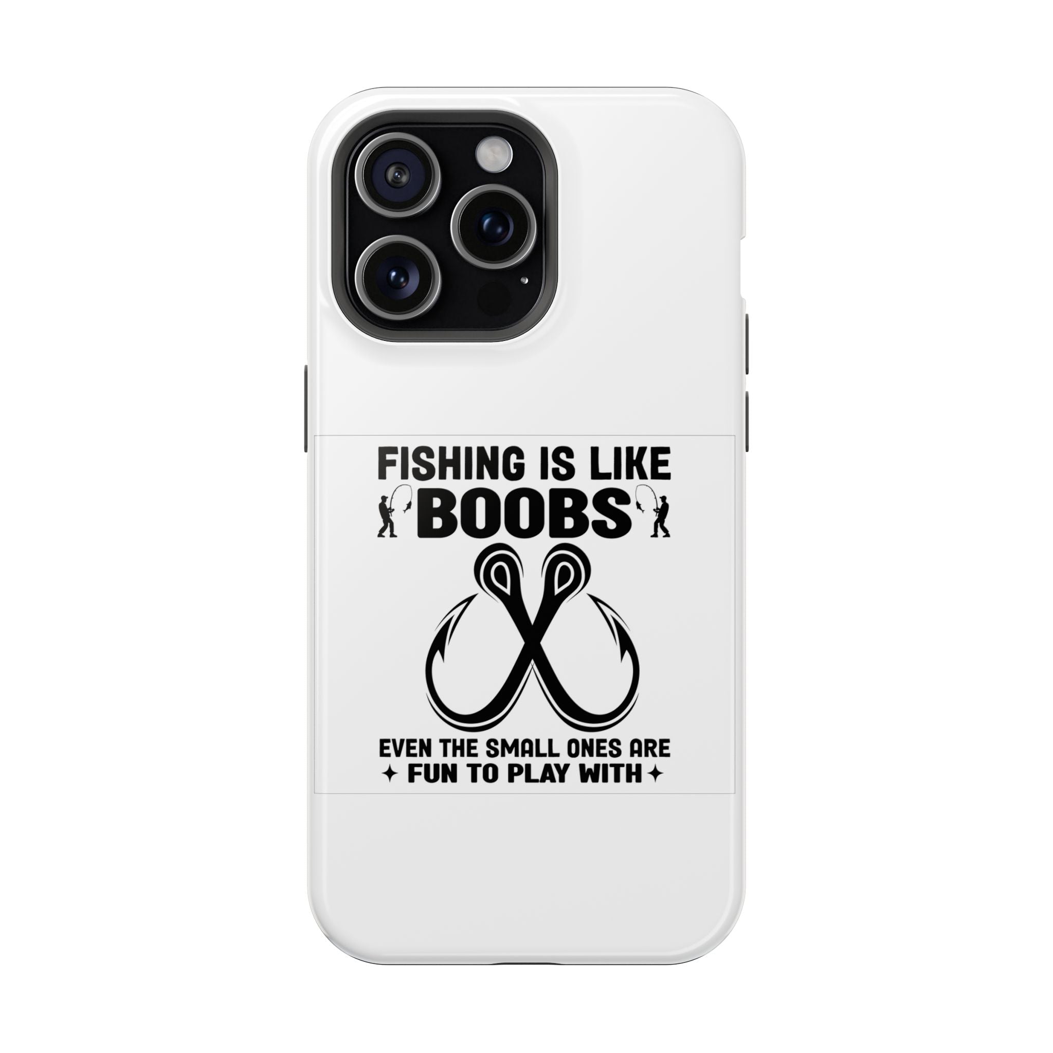 Fishing Is Like Boobs phone case | Impact-Resistant Case