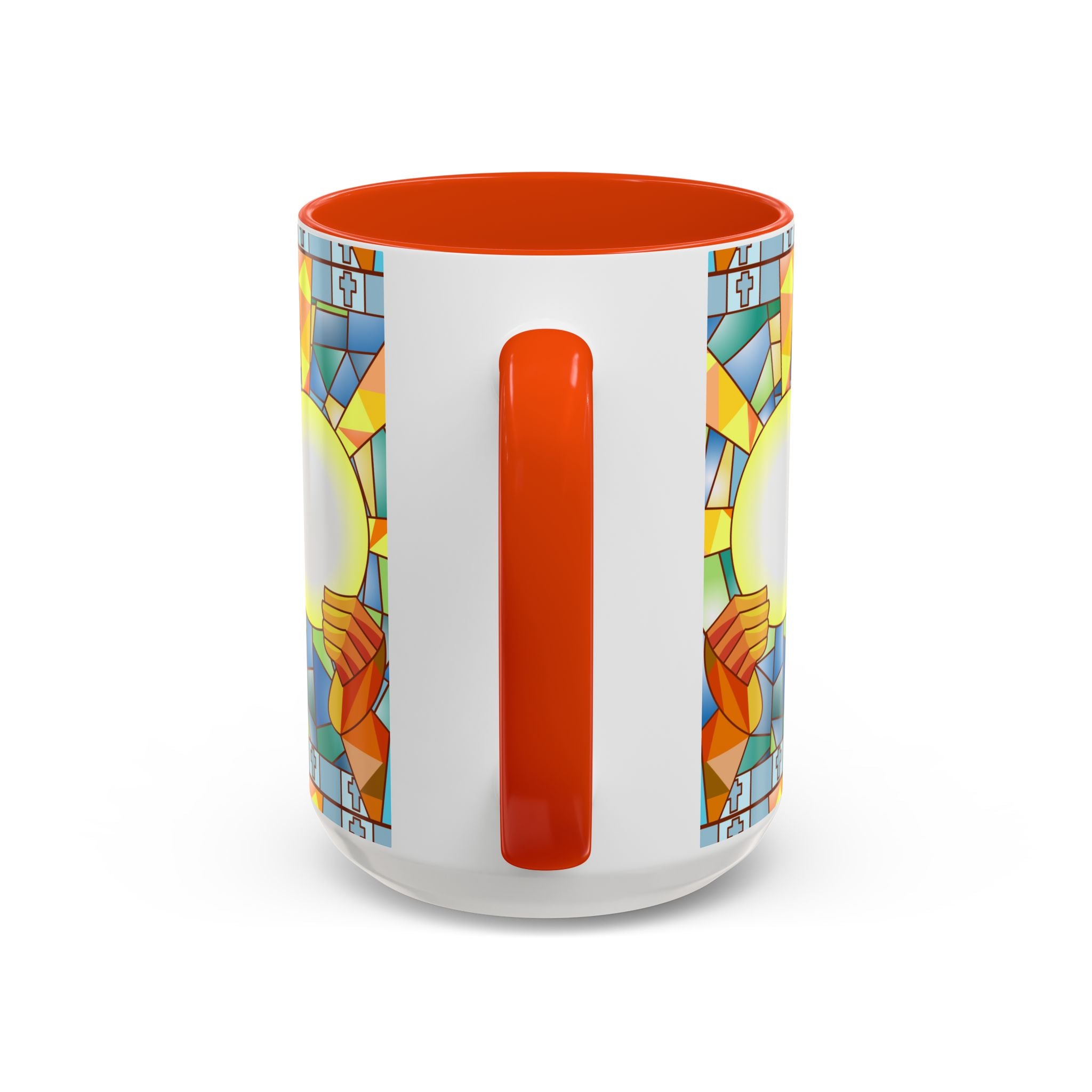 Stained Glass Eucharist Chalice Mug | Church Communion Ceramic Mug