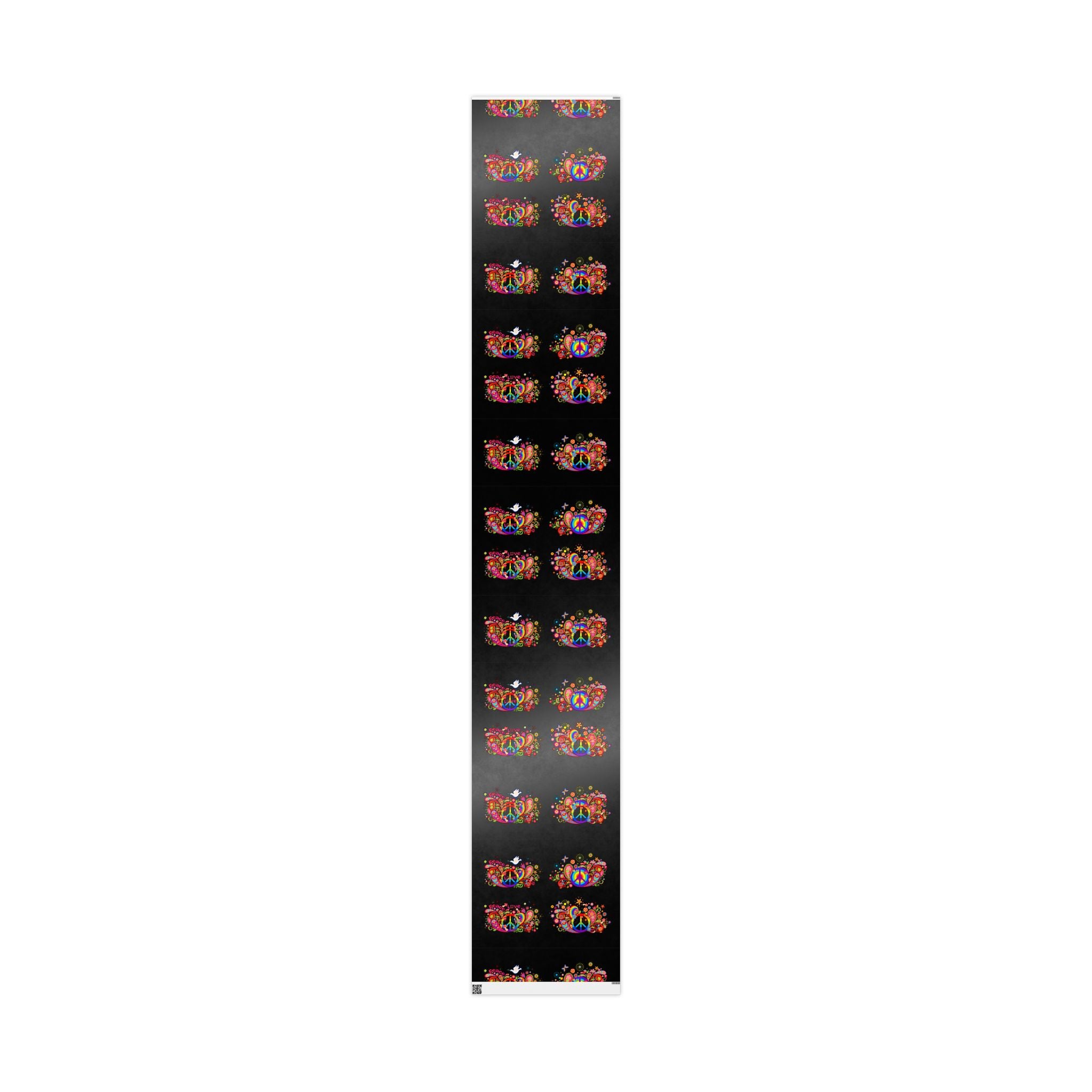 Colorful Floral Skull Wrapping Paper | Roll