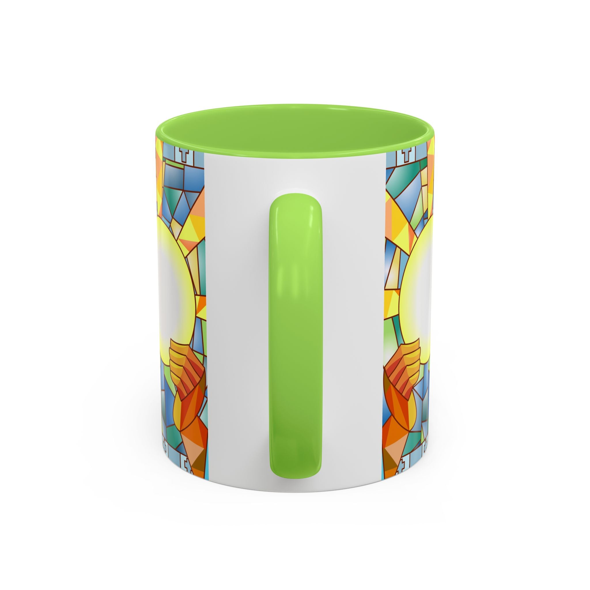 Stained Glass Eucharist Chalice Mug | Church Communion Ceramic Mug