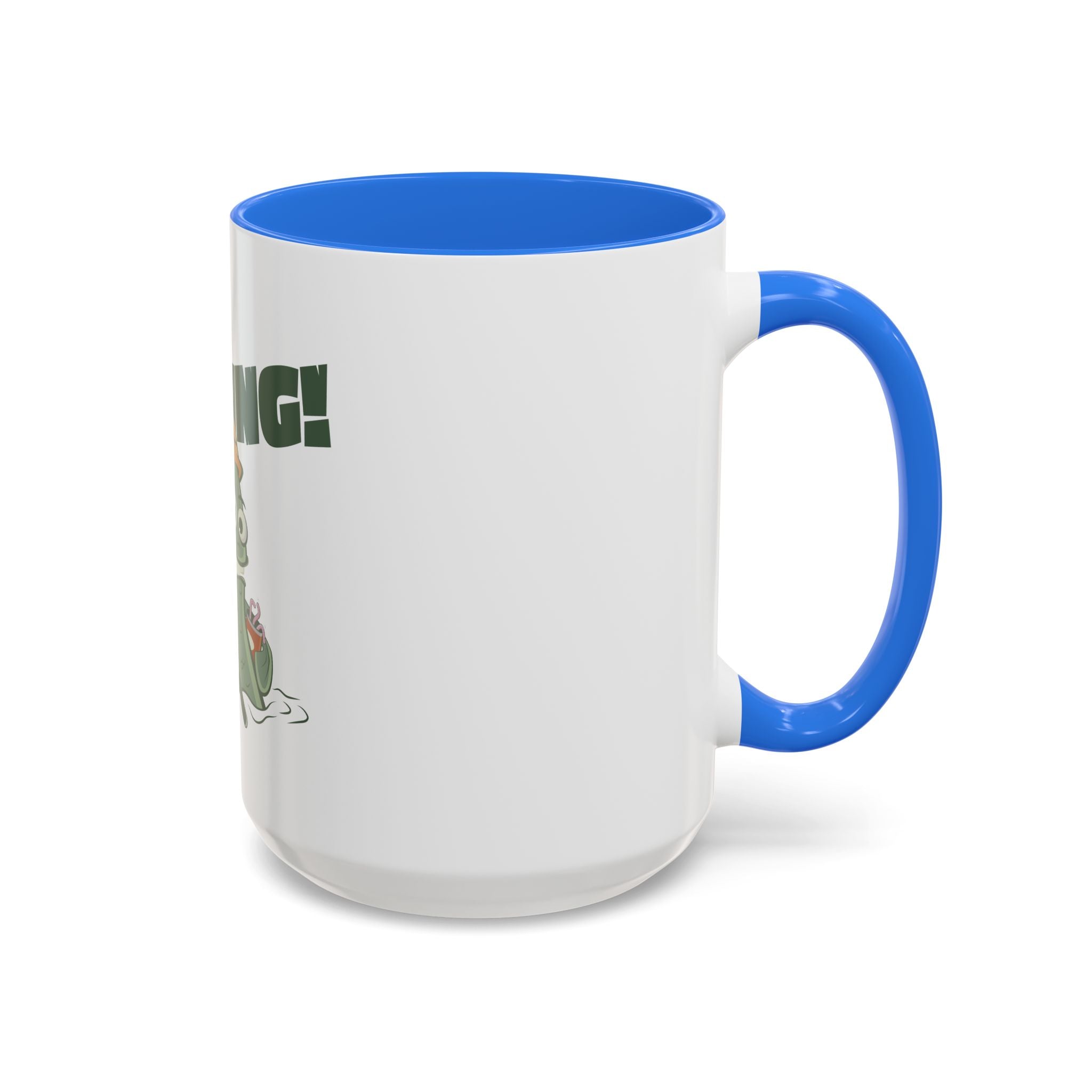 Gone Fishing fish character Mug | 11oz 15oz colorful ceramic