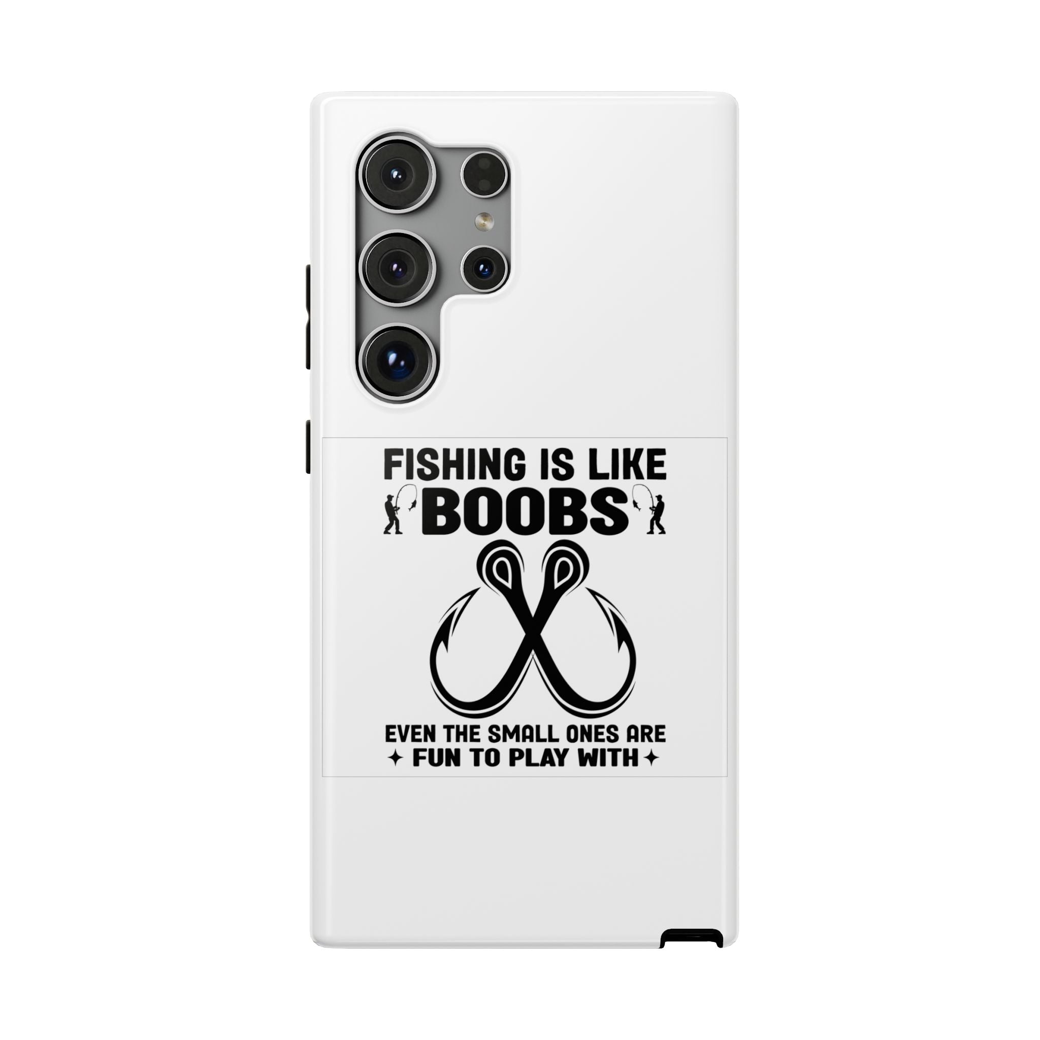 Fishing Is Like Boobs phone case | Impact-Resistant Case