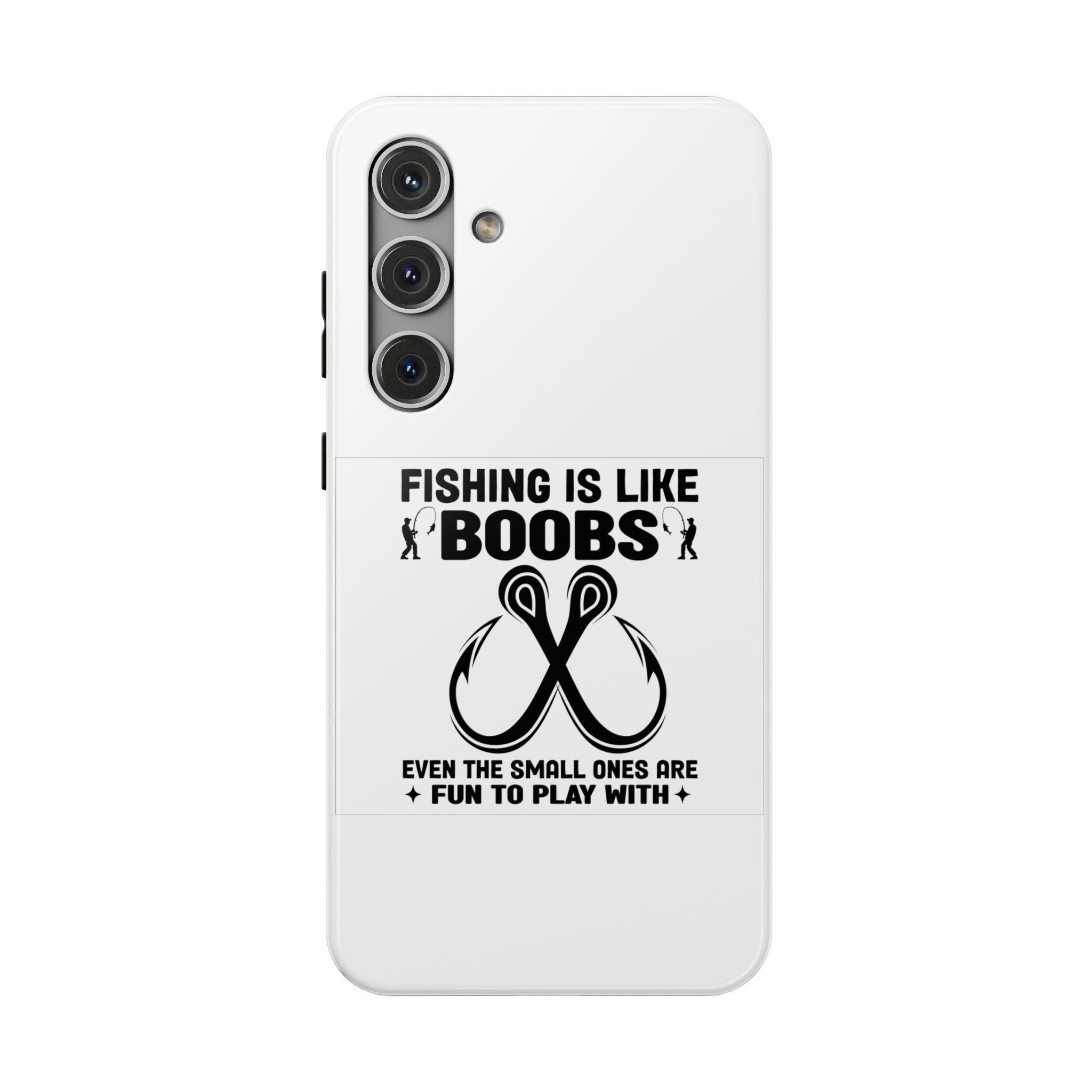 Fishing Is Like Boobs phone case | Impact-Resistant Case