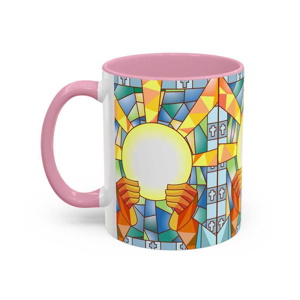 Stained Glass Eucharist Chalice Mug | Church Communion Ceramic Mug