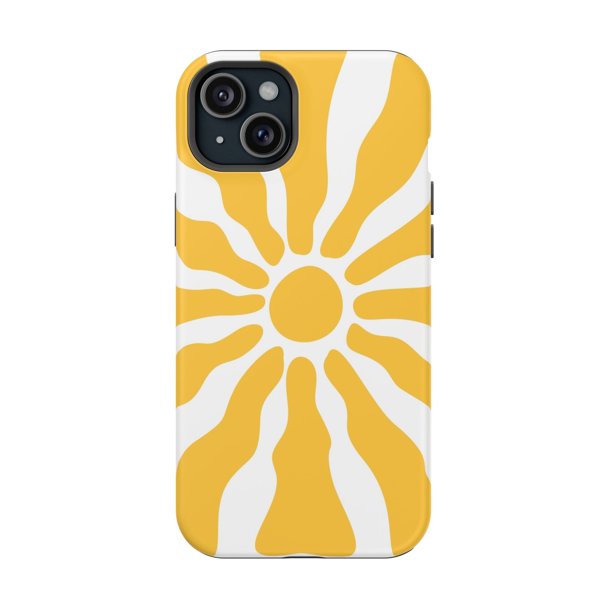 Retro Sunburst iPhone Case | Impact-Resistant Phone Case