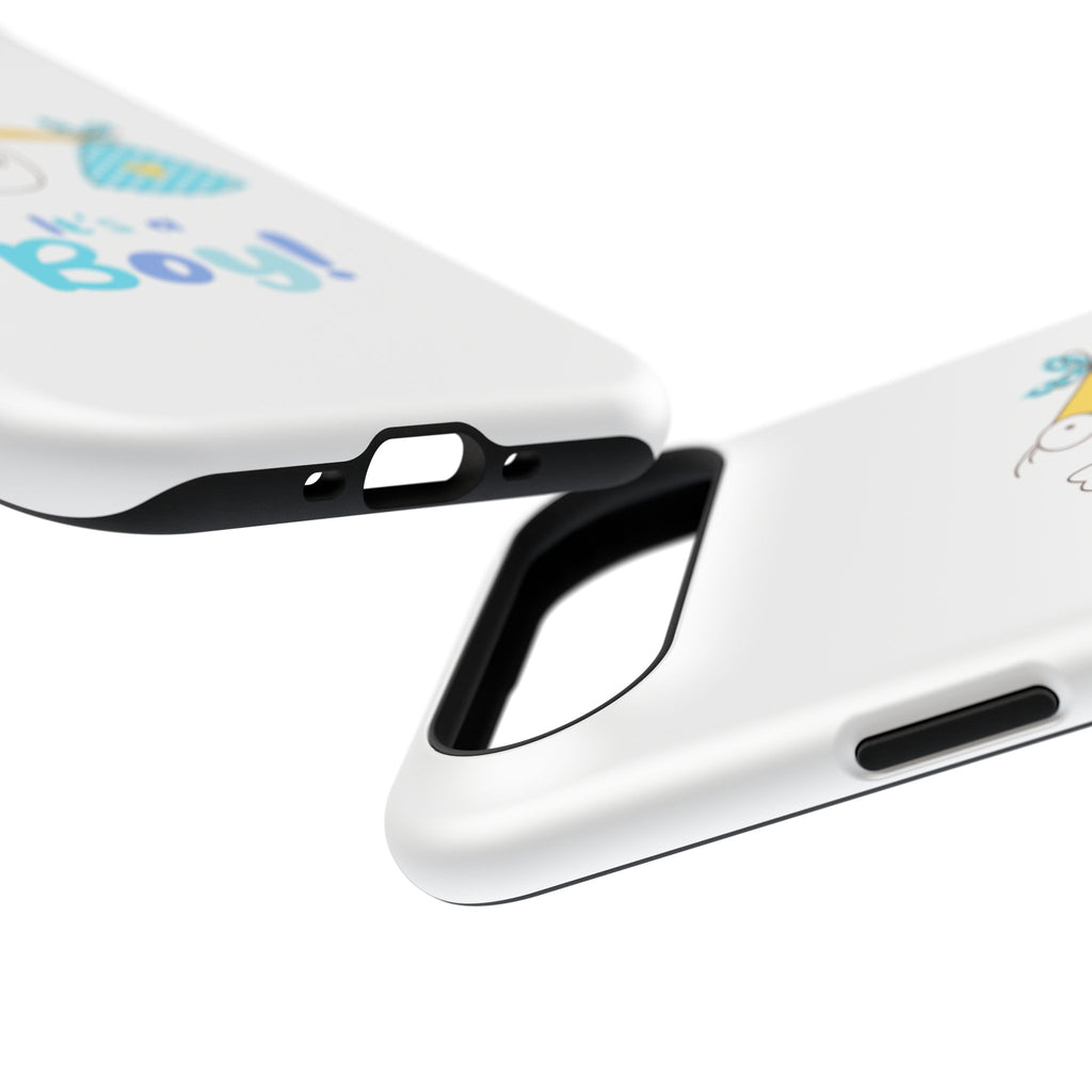 Stork 'It's a Boy' Phone Case | Impact-Resistant Case