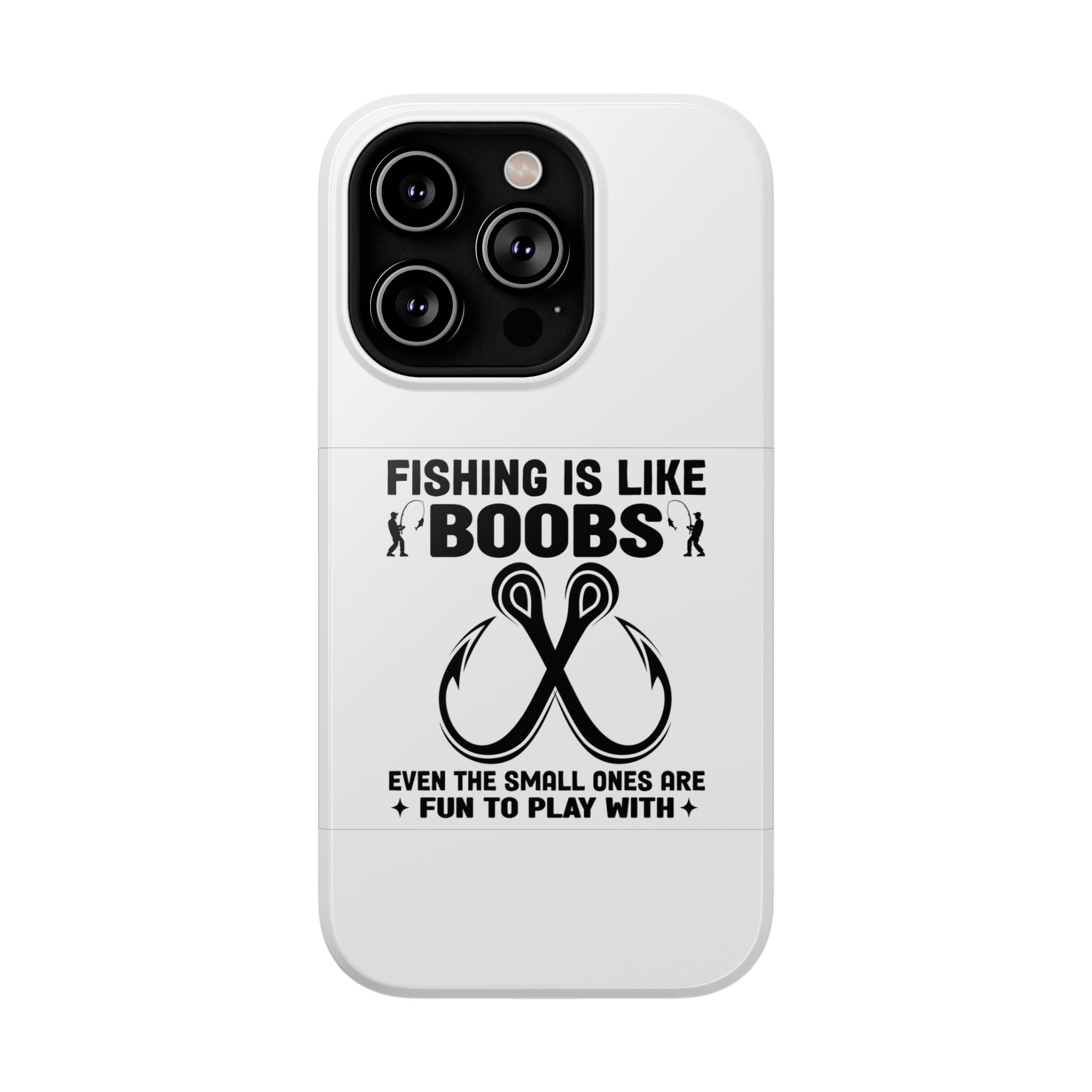 Fishing Is Like Boobs phone case | Impact-Resistant Case