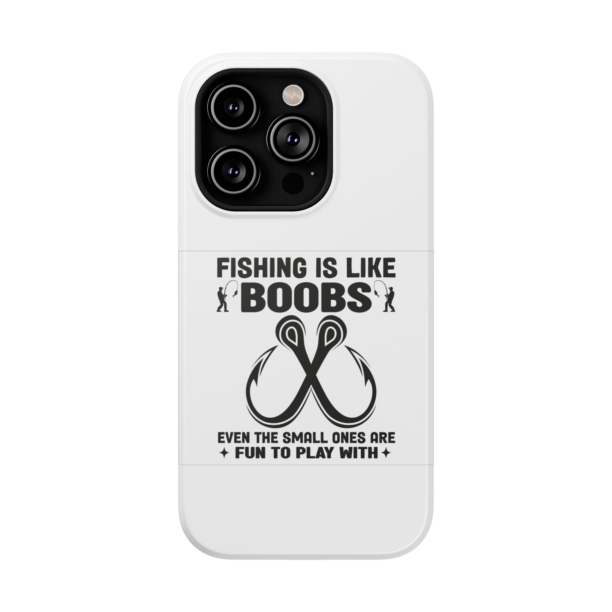 Fishing Is Like Boobs phone case | Impact-Resistant Case
