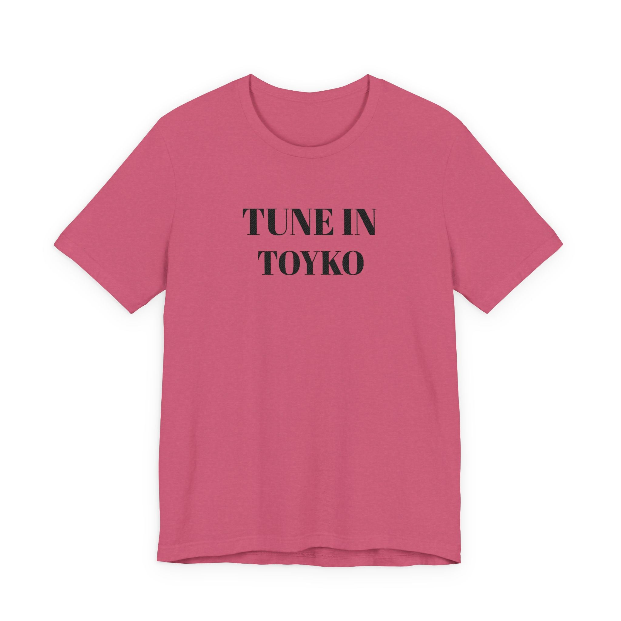 Tune In Toyko Tee | Text Graphic Shirt, Minimalist Stencil Typography