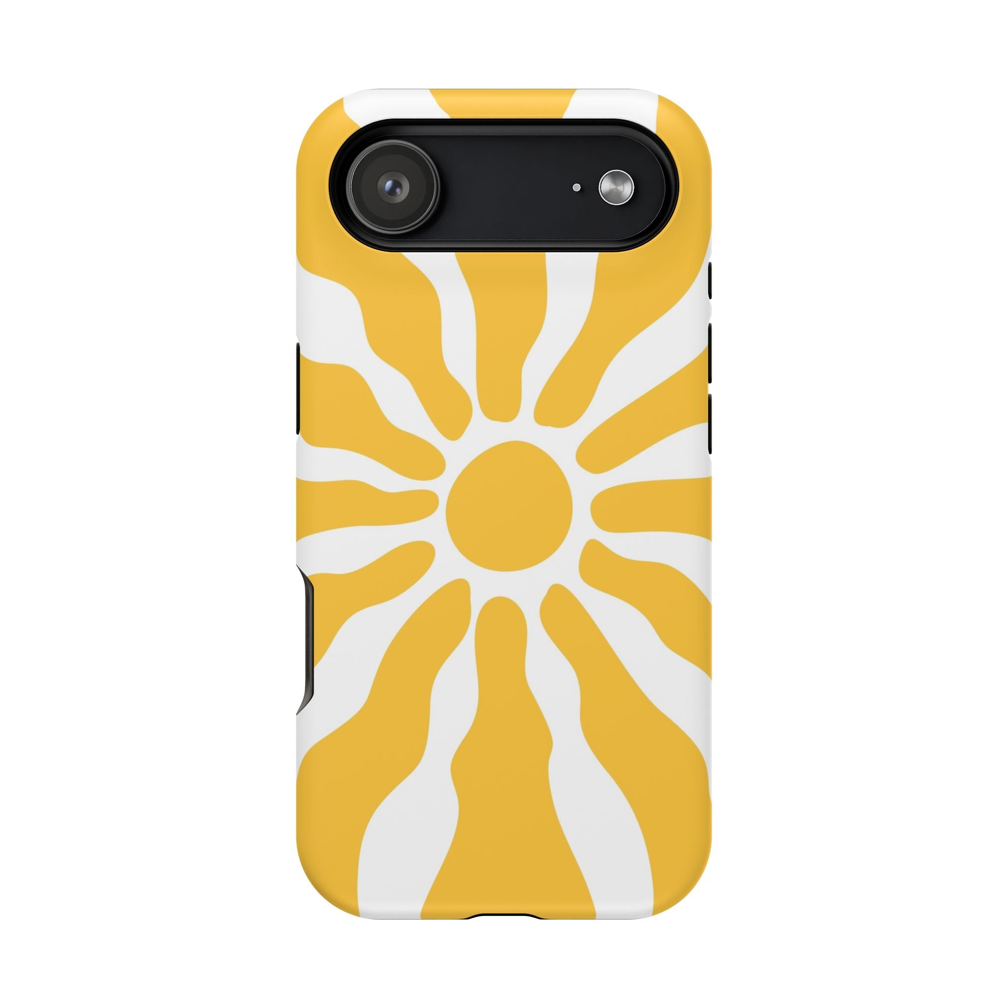 Retro Sunburst iPhone Case | Impact-Resistant Phone Case
