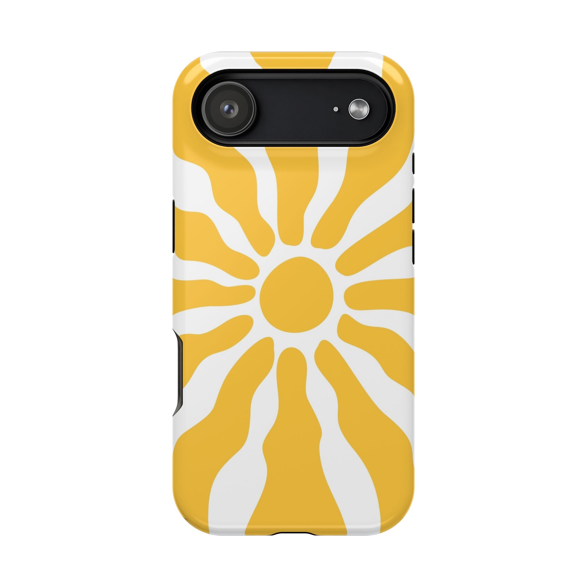 Retro Sunburst iPhone Case | Impact-Resistant Phone Case