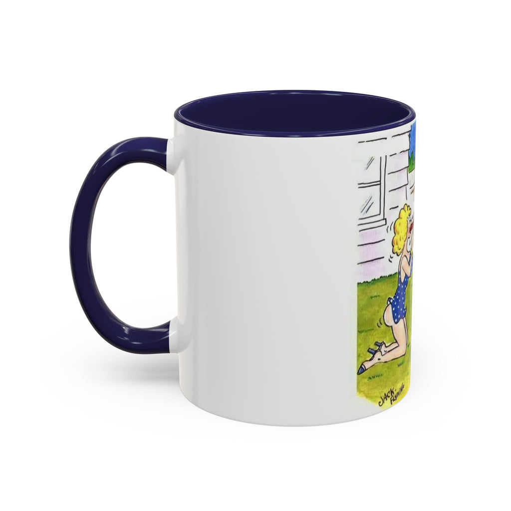 Backyard BBQ Cartoon mug | Accent Coffee Mug 11oz 15oz