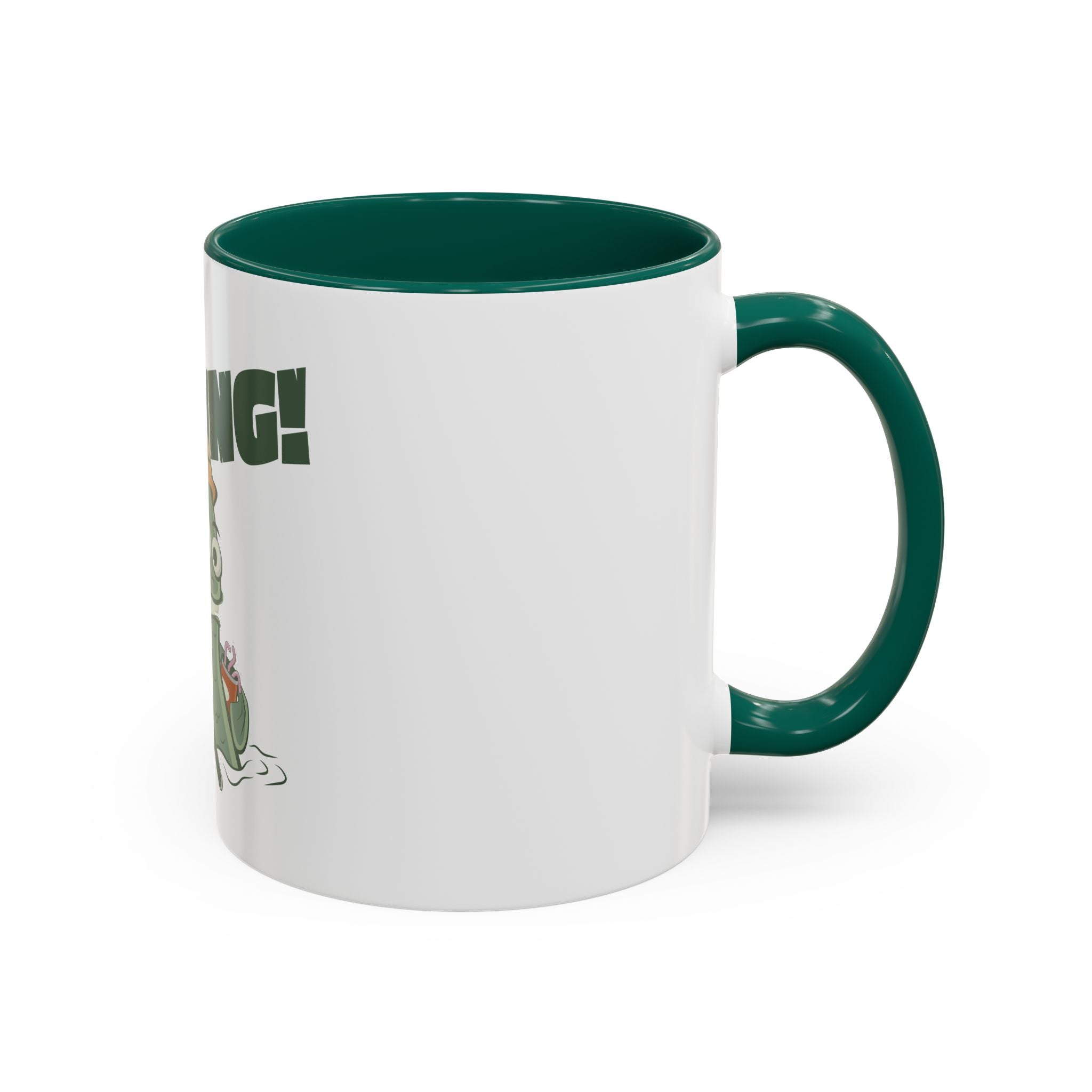 Gone Fishing fish character Mug | 11oz 15oz colorful ceramic