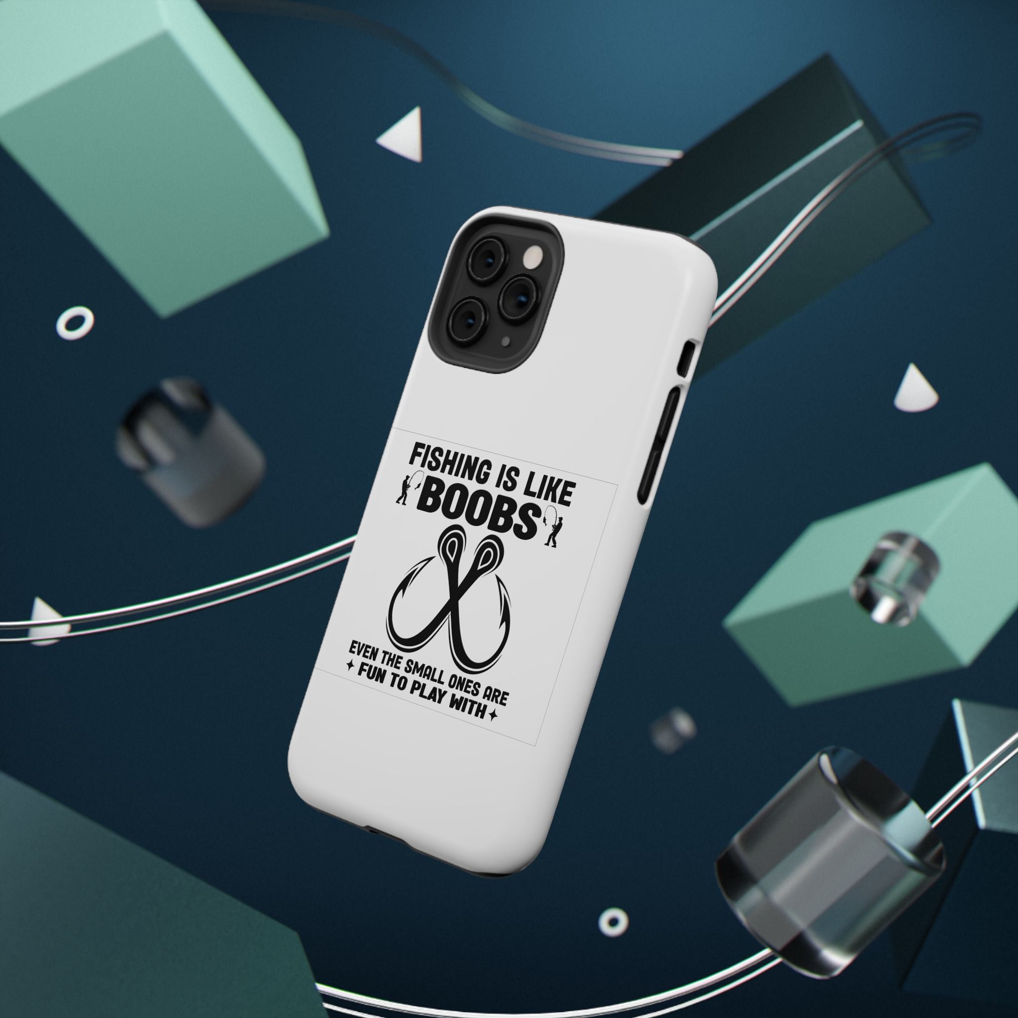 Fishing Is Like Boobs phone case | Impact-Resistant Case