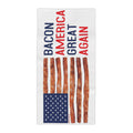 Bacon America Great Again Beach Towel | American Flag Bacon Strips
