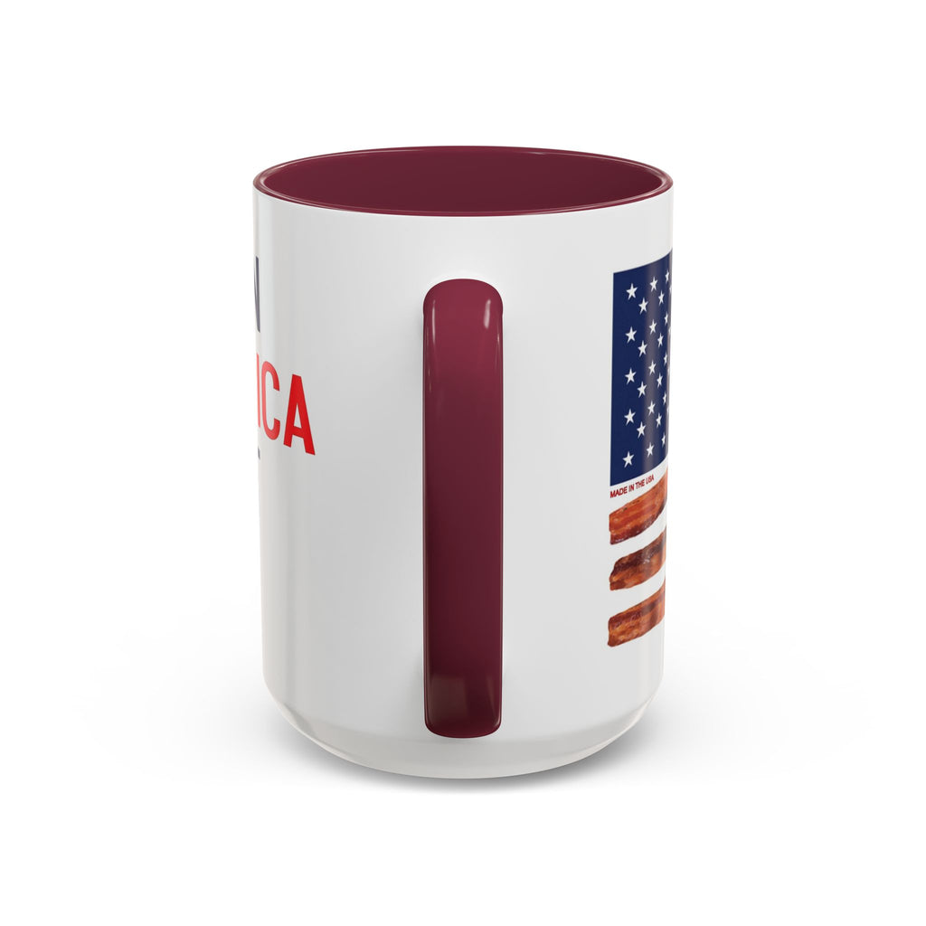 Bacon America Great Again Mug | 11 oz & 15 oz Ceramic Coffee Mug