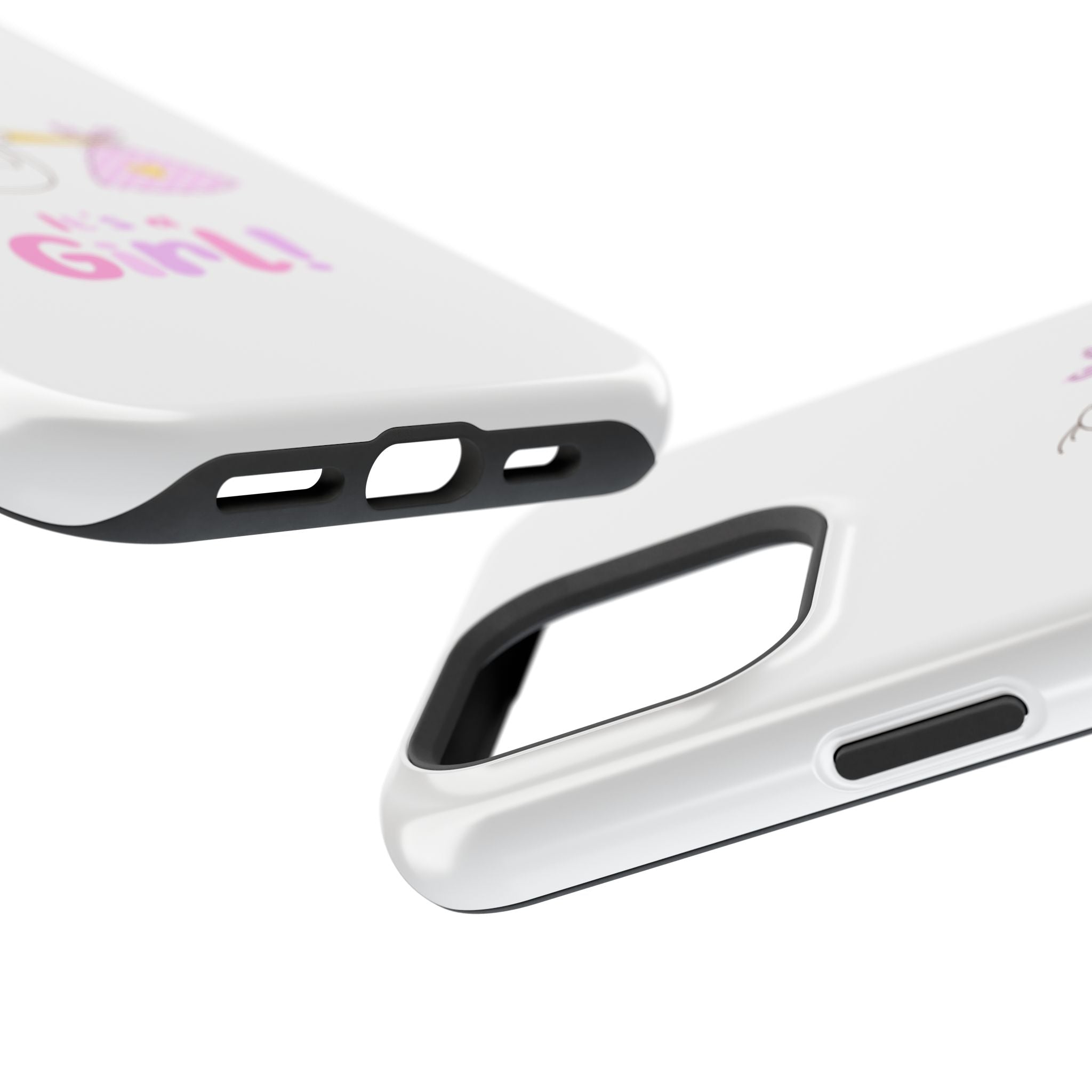 Phone Case - "It's a Girl!" Stork Baby Announcement Impact-Resistant Case