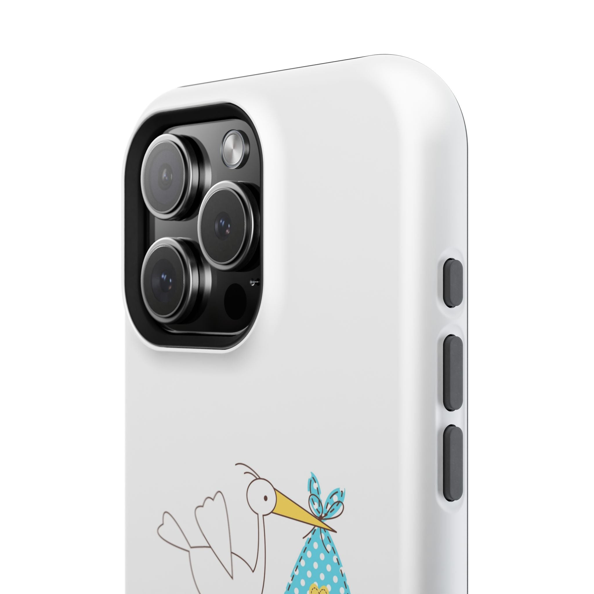 Stork 'It's a Boy' Phone Case | Impact-Resistant Case