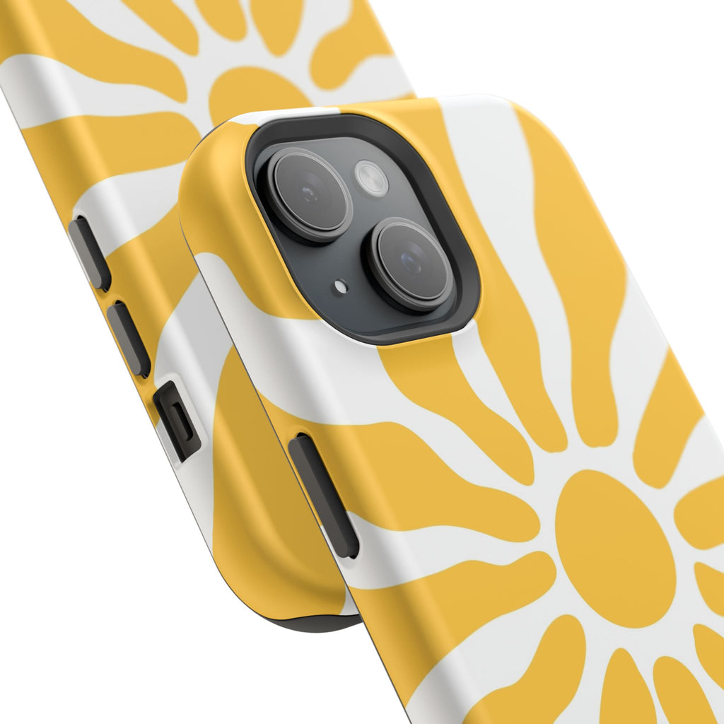 Retro Sunburst iPhone Case | Impact-Resistant Phone Case