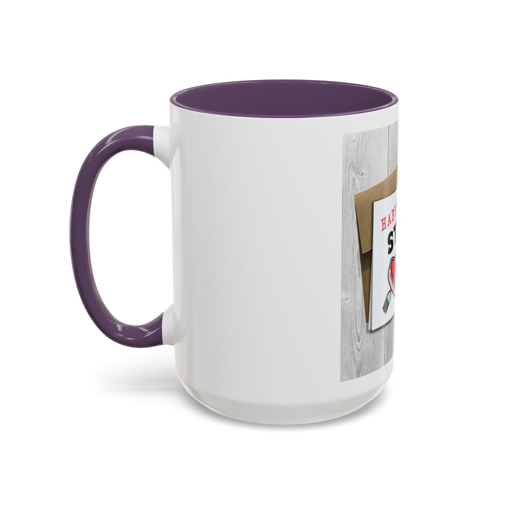Happy Steak & BJ Day Mug | Novelty Coffee Mug, Humorous Holiday Design