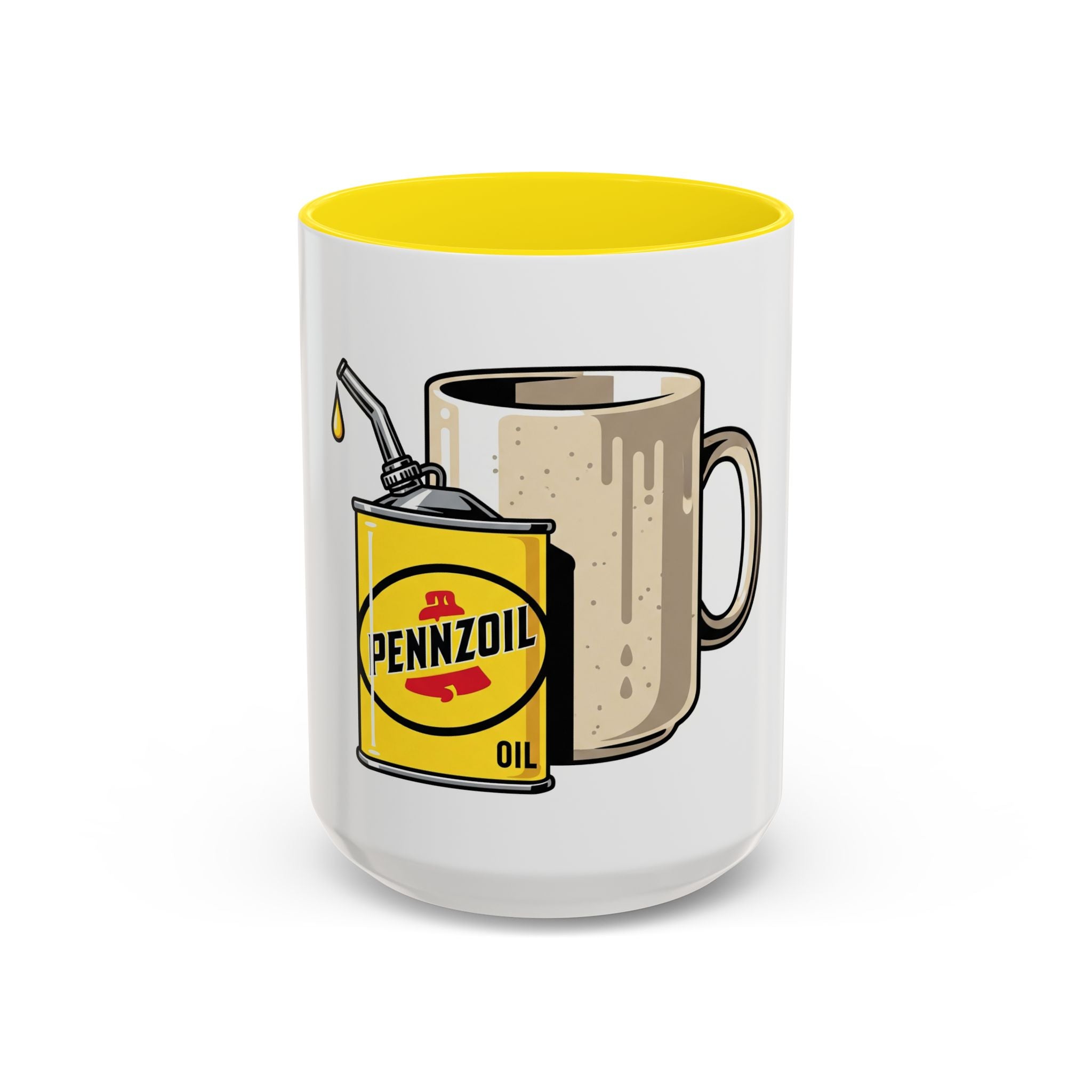 Pennzoil Coffee Mug | 11 oz & 15 oz Ceramic Accent Mug