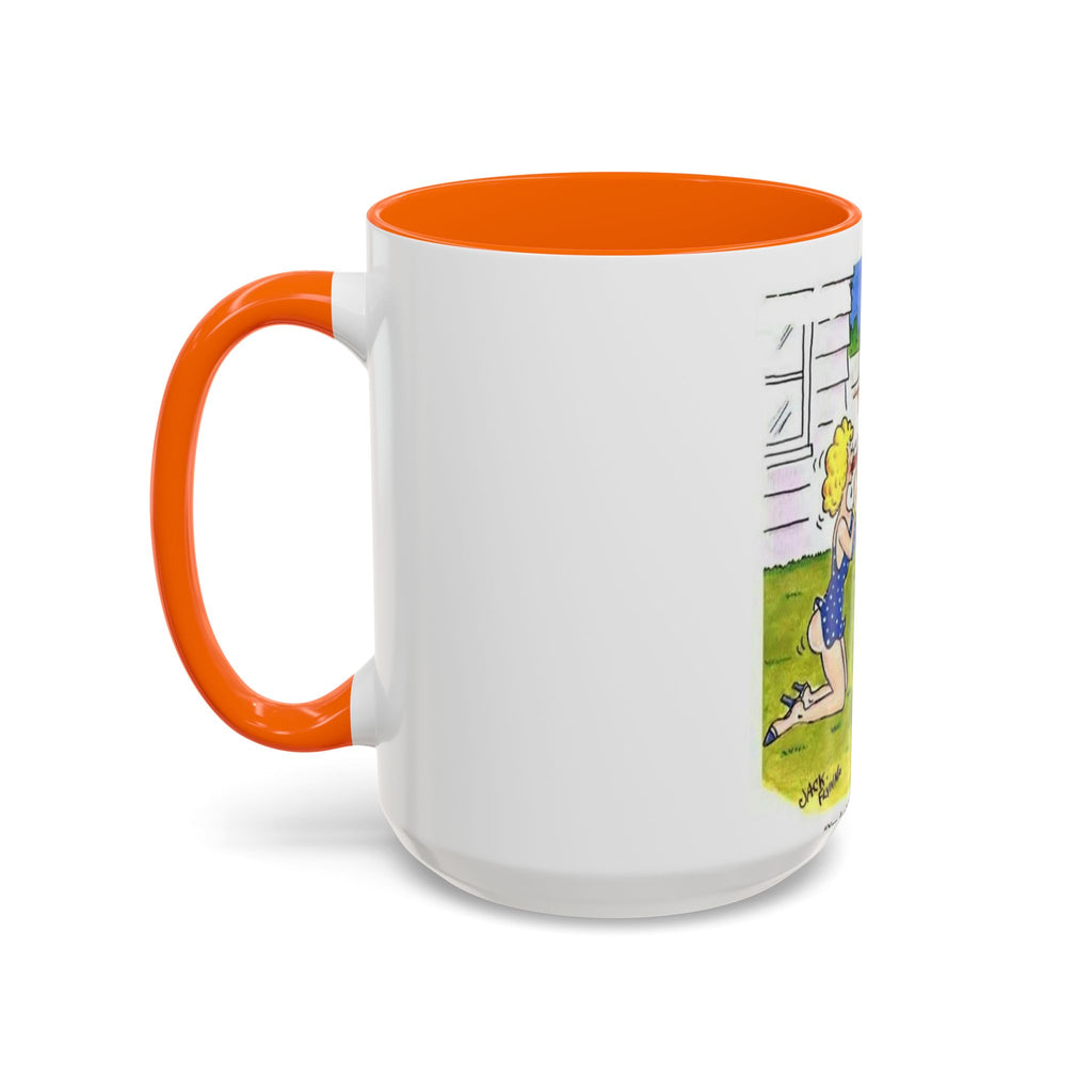 Backyard BBQ Cartoon mug | Accent Coffee Mug 11oz 15oz