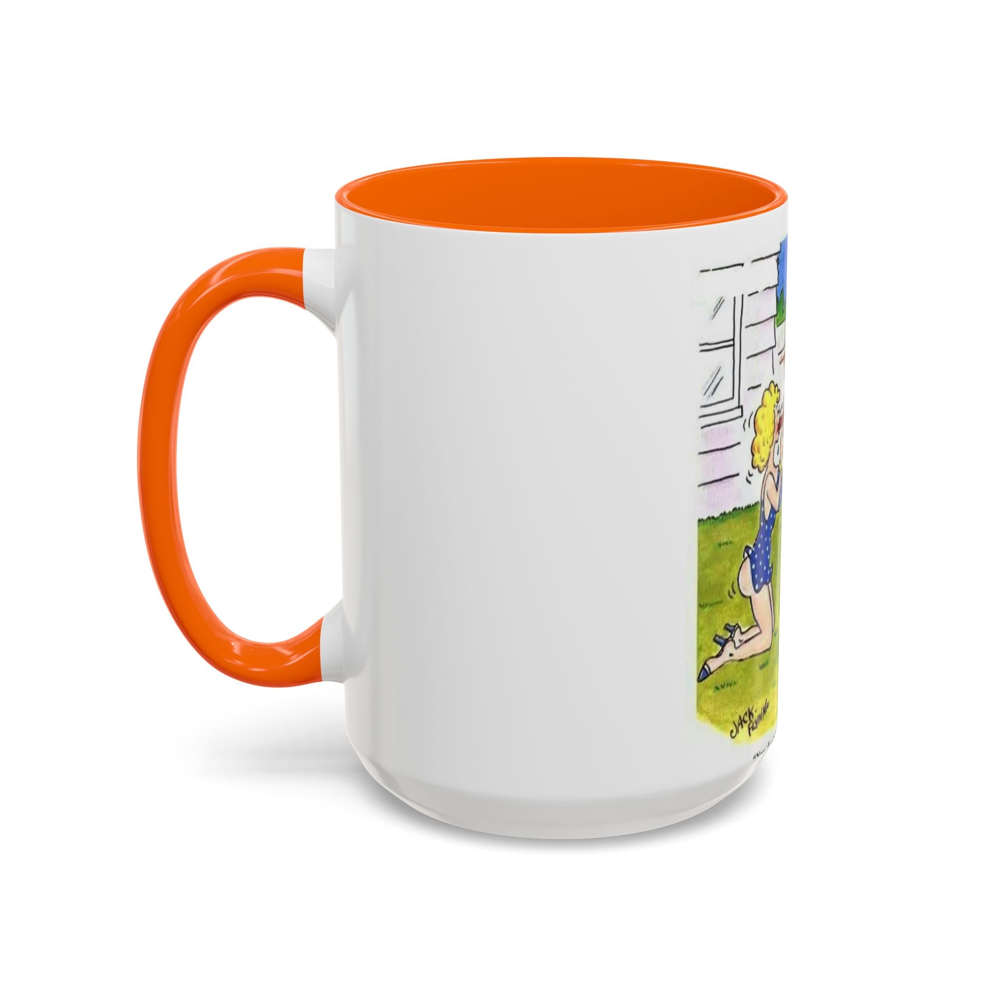 Backyard BBQ Cartoon mug | Accent Coffee Mug 11oz 15oz