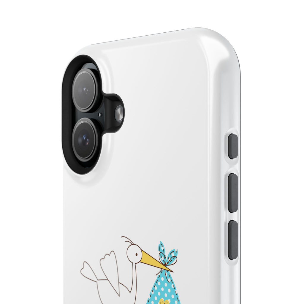 Stork 'It's a Boy' Phone Case | Impact-Resistant Case