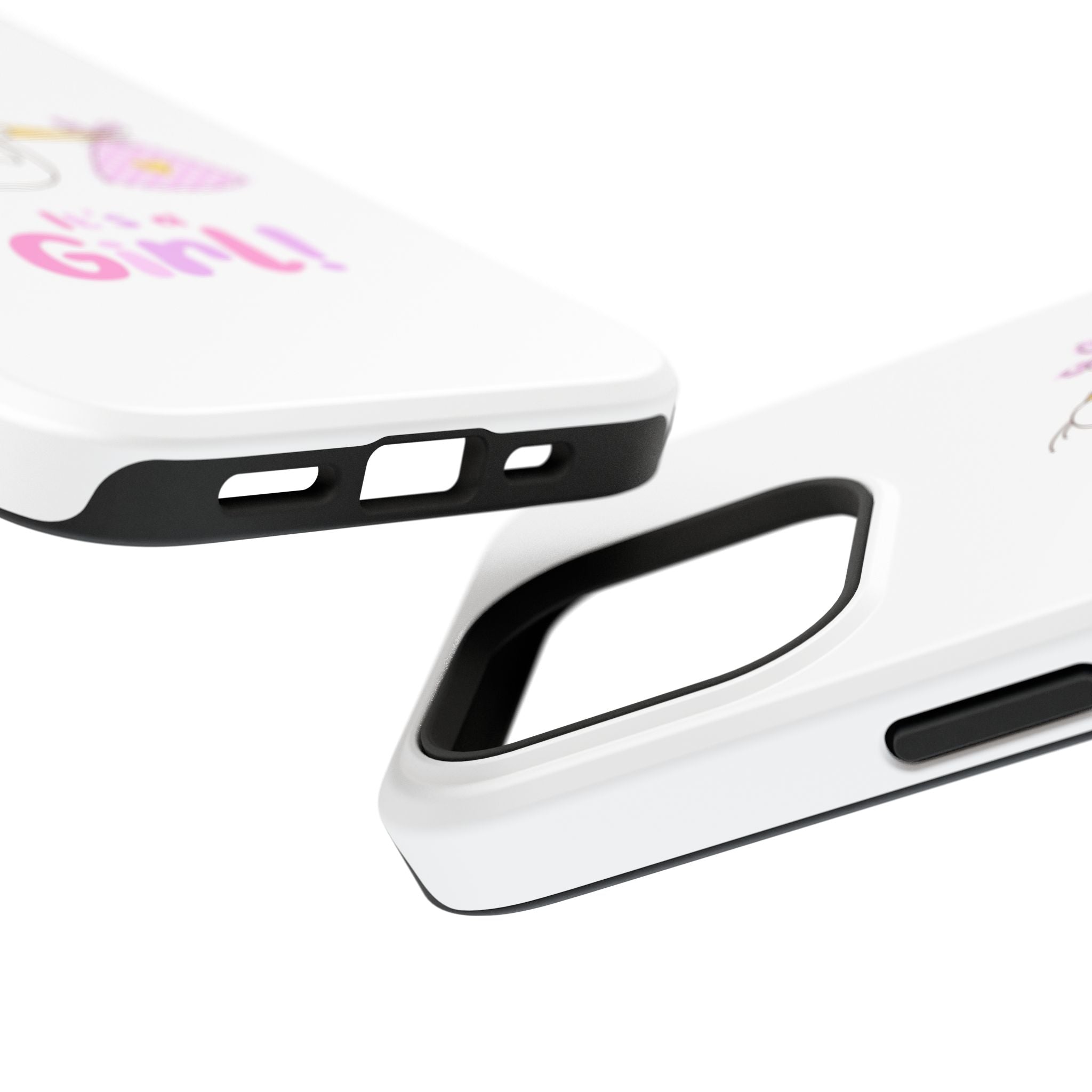 Phone Case - "It's a Girl!" Stork Baby Announcement Impact-Resistant Case