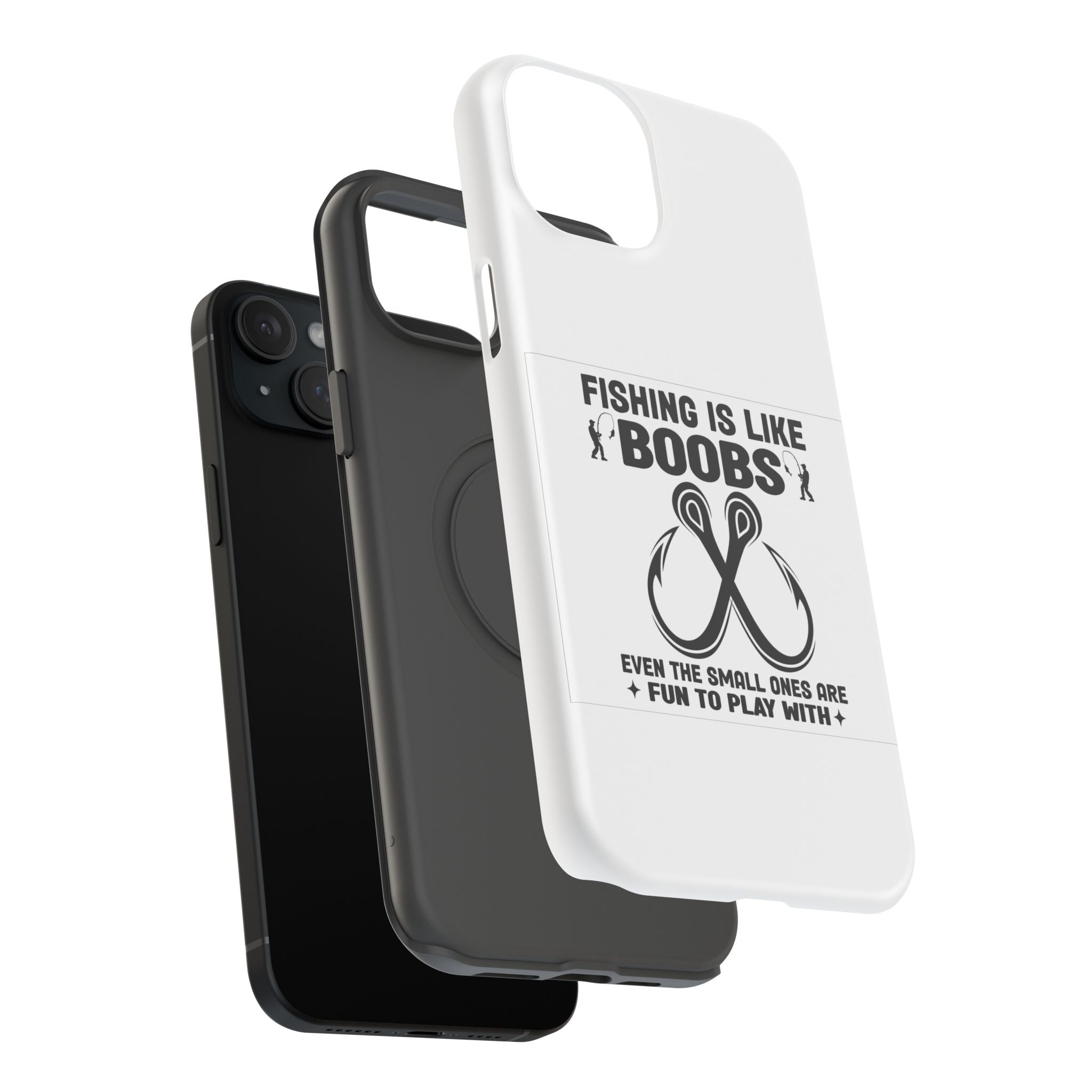 Fishing Is Like Boobs phone case | Impact-Resistant Case
