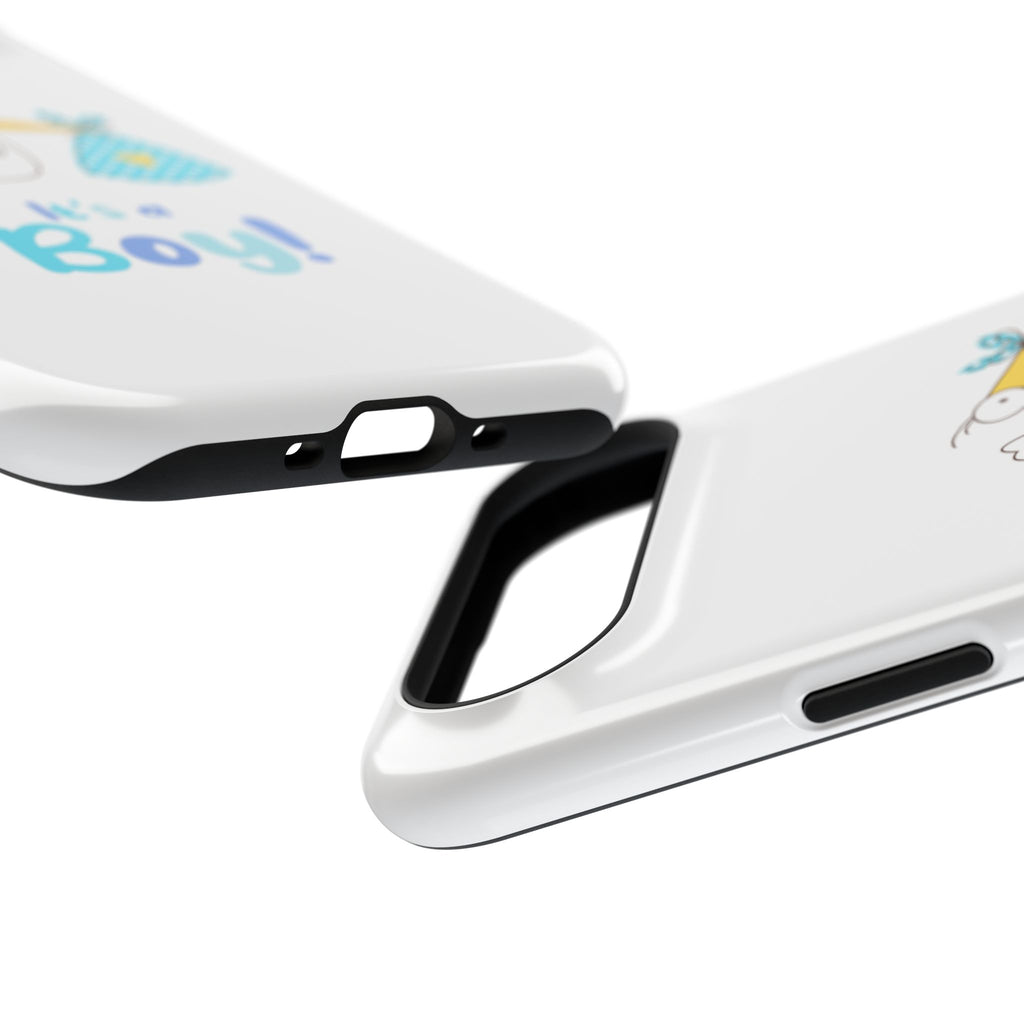 Stork 'It's a Boy' Phone Case | Impact-Resistant Case