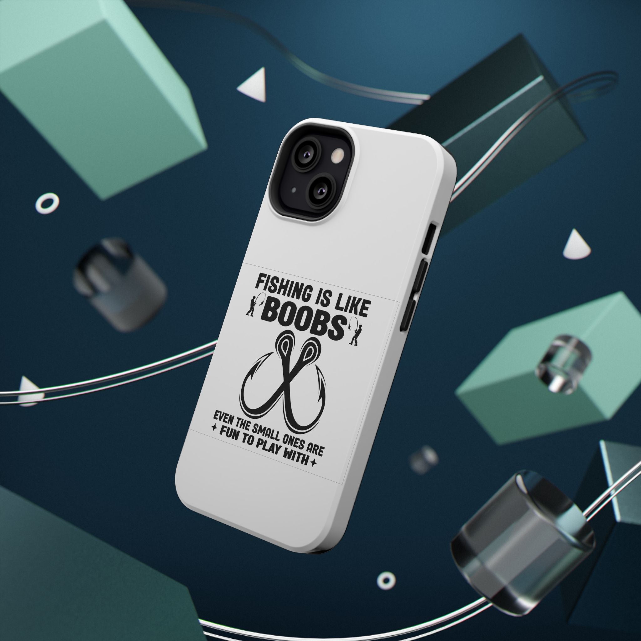 Fishing Is Like Boobs phone case | Impact-Resistant Case