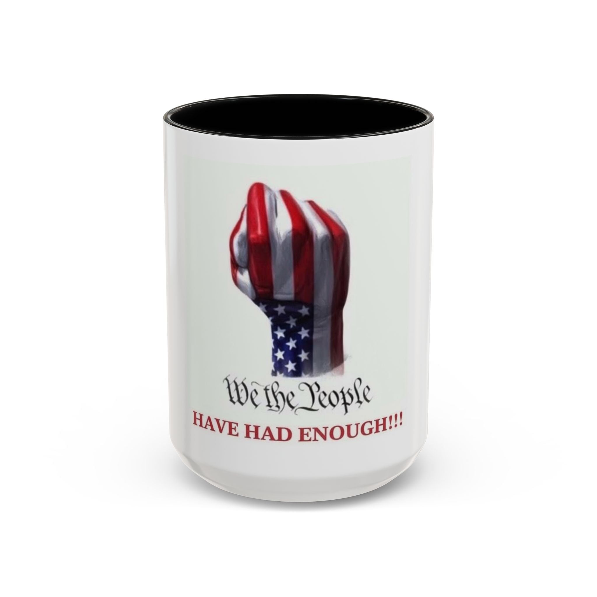 We the People Fist American Flag Accent Mug | 11oz 15oz
