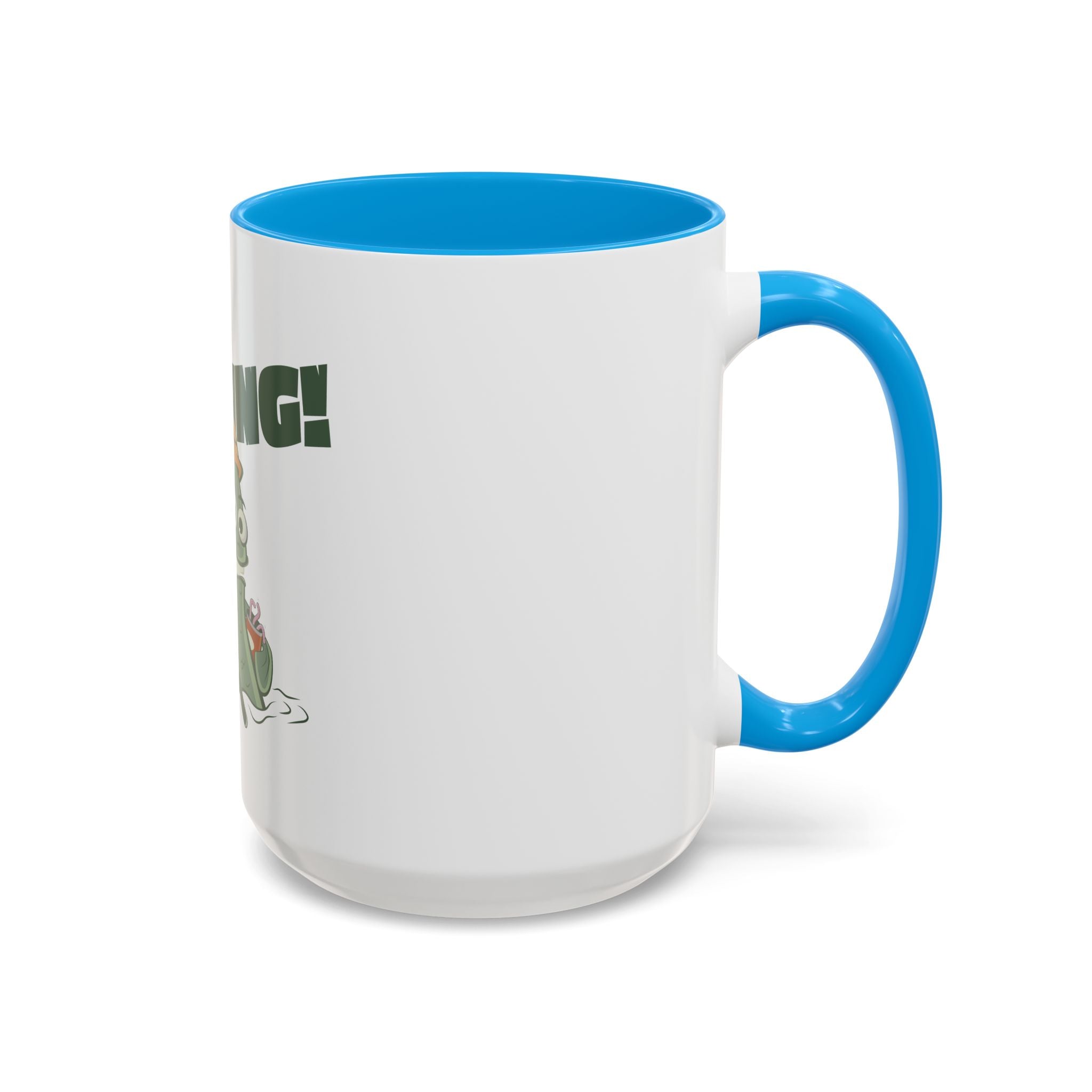 Gone Fishing fish character Mug | 11oz 15oz colorful ceramic