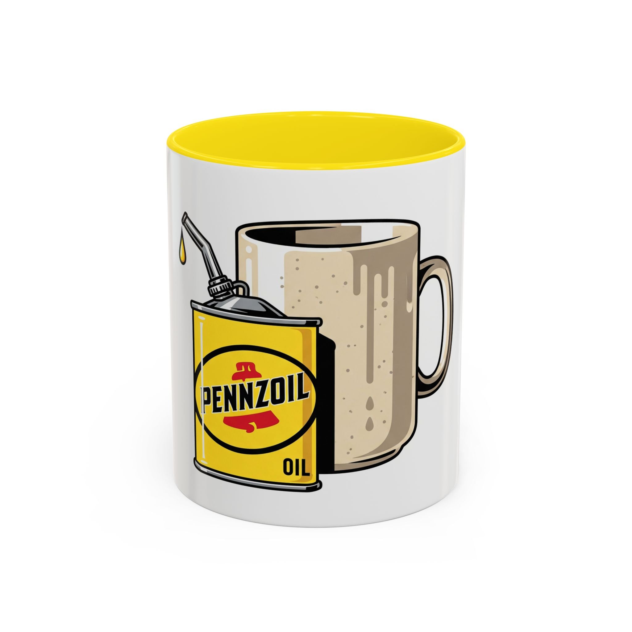 Pennzoil Coffee Mug | 11 oz & 15 oz Ceramic Accent Mug