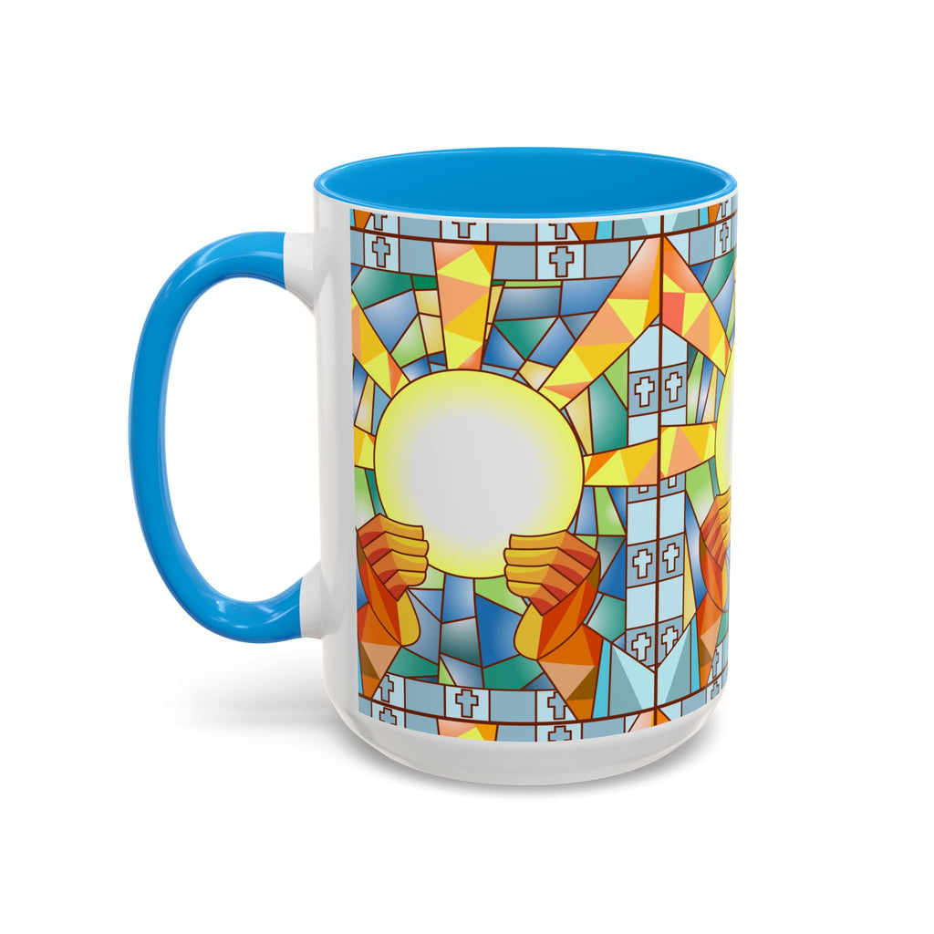 Stained Glass Eucharist Chalice Mug | Church Communion Ceramic Mug
