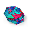Vibrant Abstract Swirl Pattern Umbrella