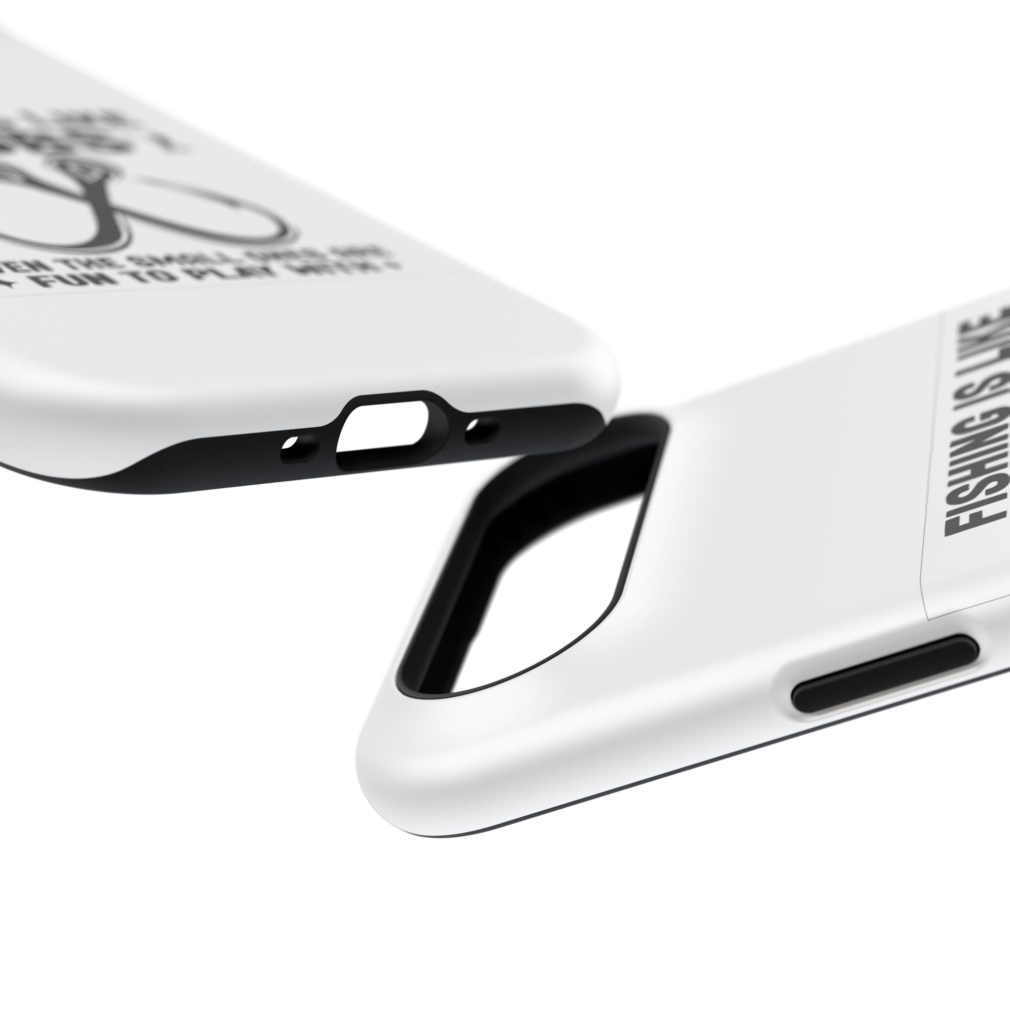 Fishing Is Like Boobs phone case | Impact-Resistant Case
