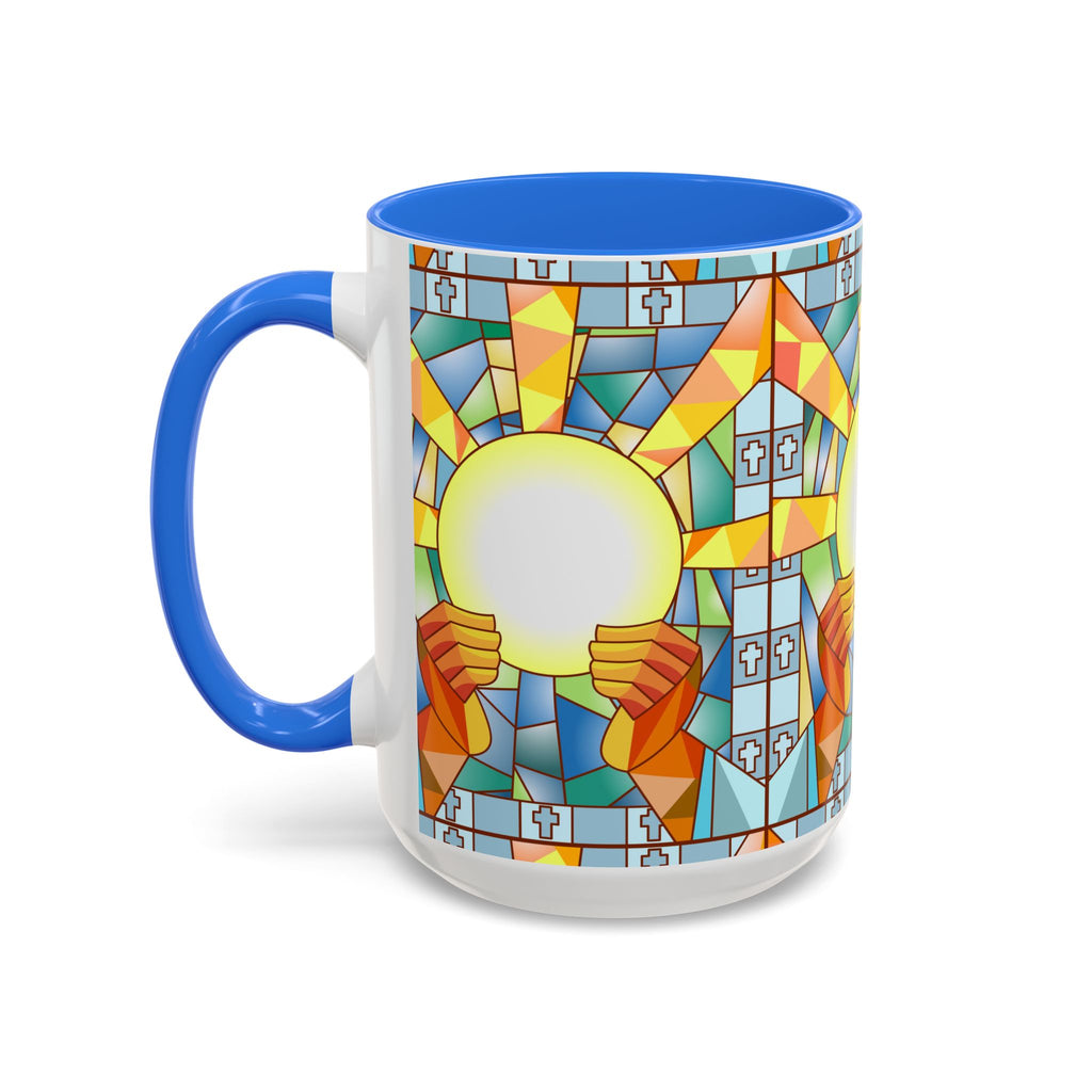 Stained Glass Eucharist Chalice Mug | Church Communion Ceramic Mug