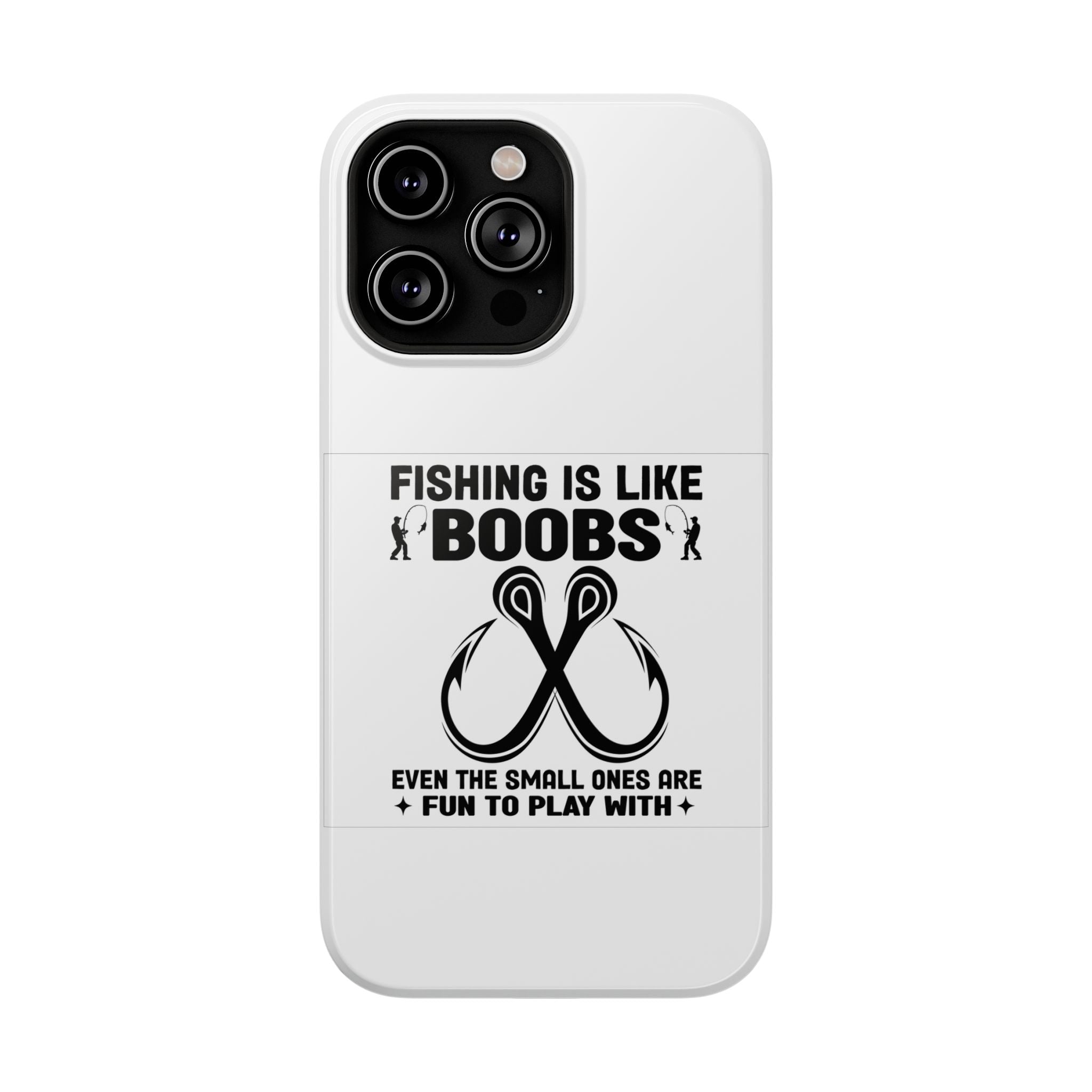 Fishing Is Like Boobs phone case | Impact-Resistant Case