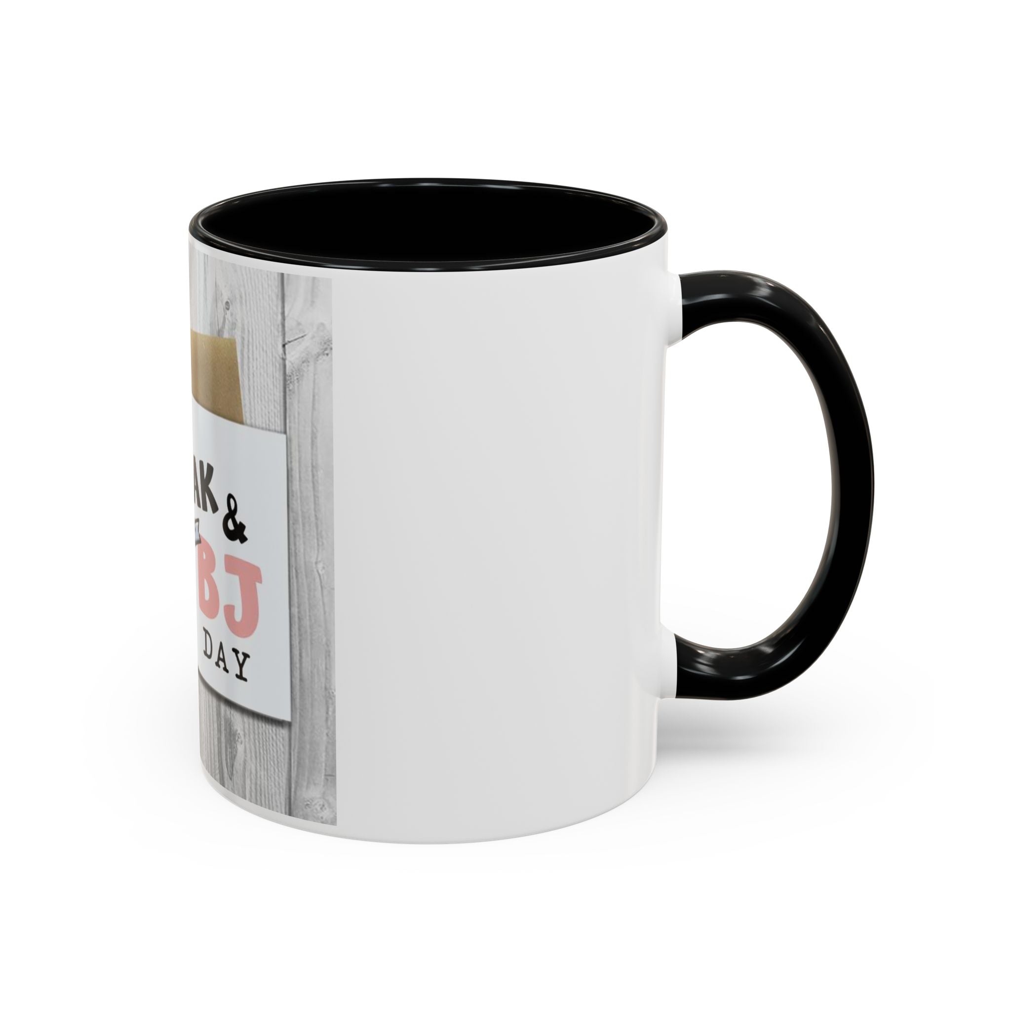 Happy Steak & BJ Day Mug | Novelty Coffee Mug, Humorous Holiday Design