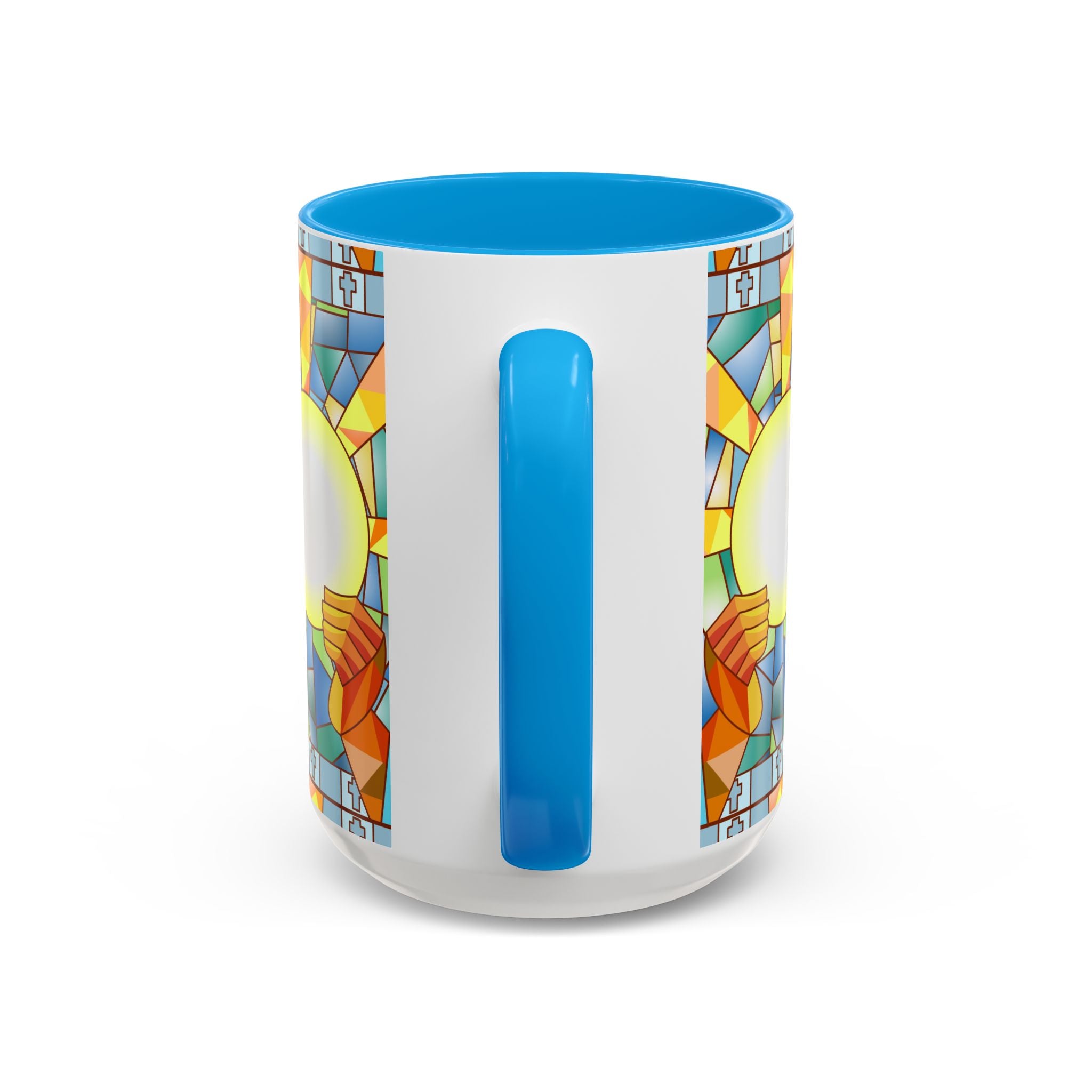 Stained Glass Eucharist Chalice Mug | Church Communion Ceramic Mug
