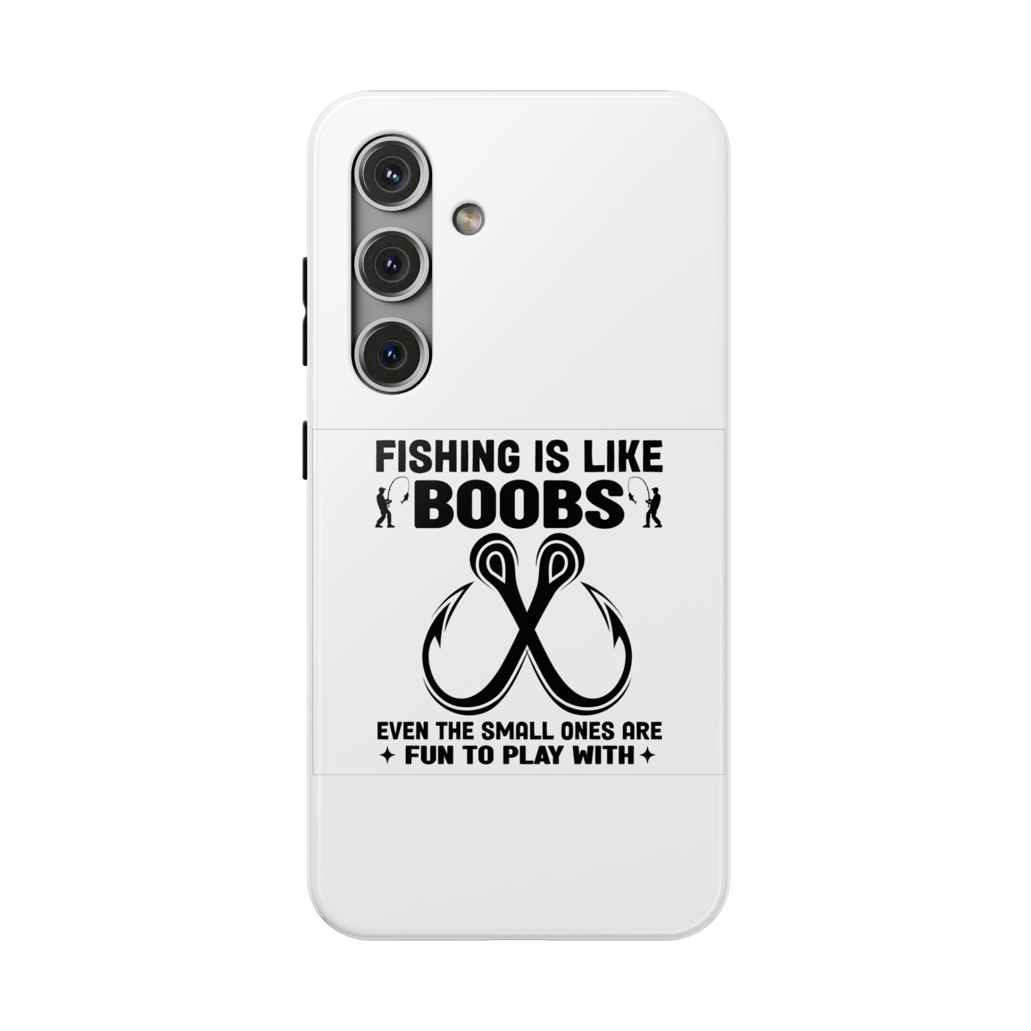 Fishing Is Like Boobs phone case | Impact-Resistant Case