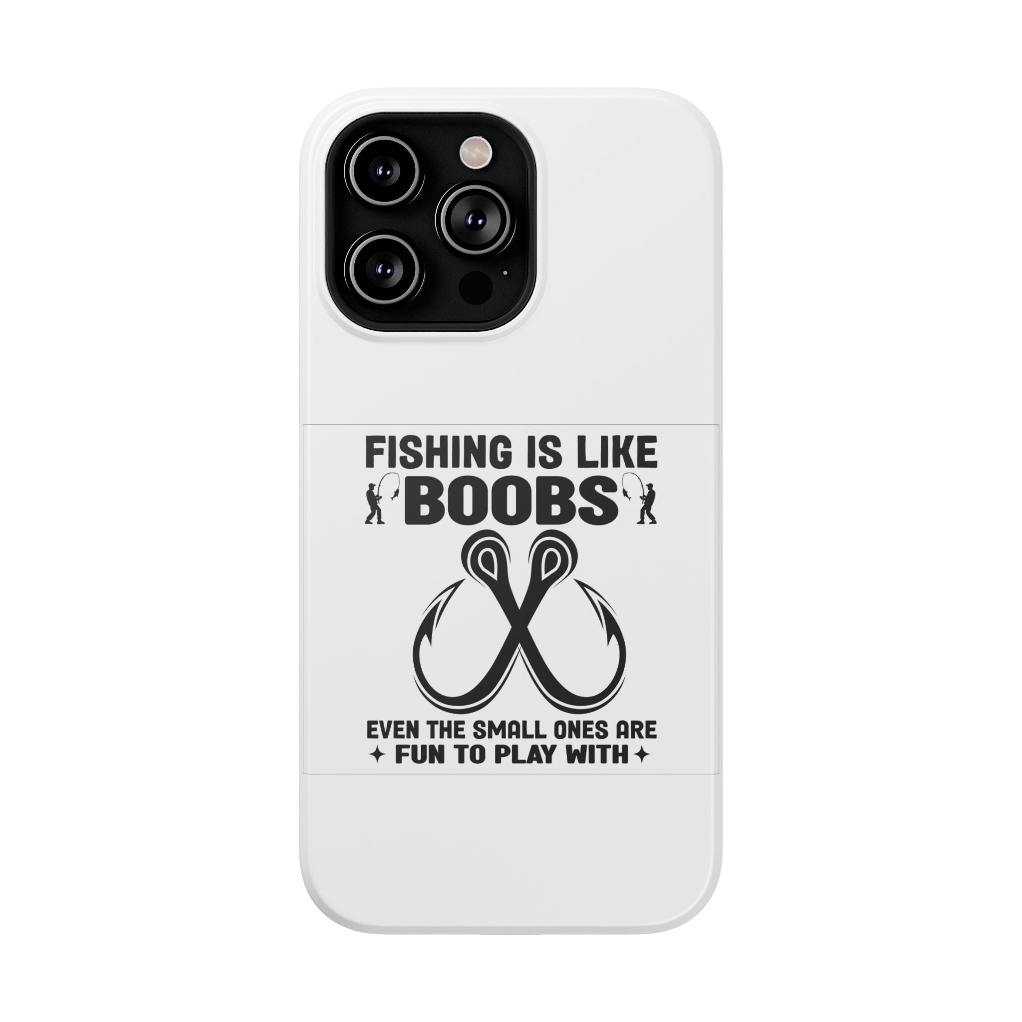 Fishing Is Like Boobs phone case | Impact-Resistant Case