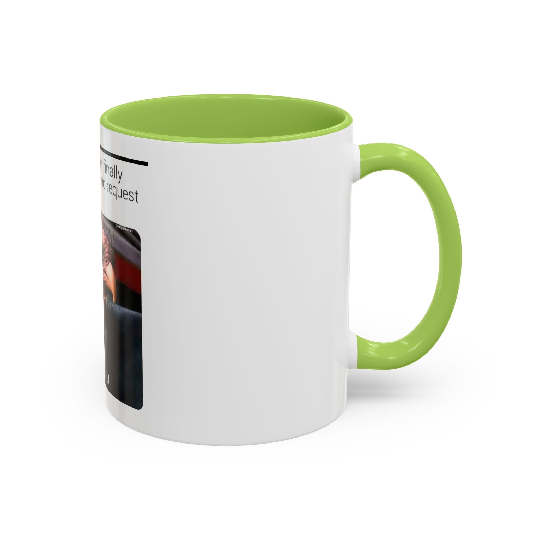 Hey Beautiful Turkey Meme Mug | Accent Coffee Mug 11oz 15oz